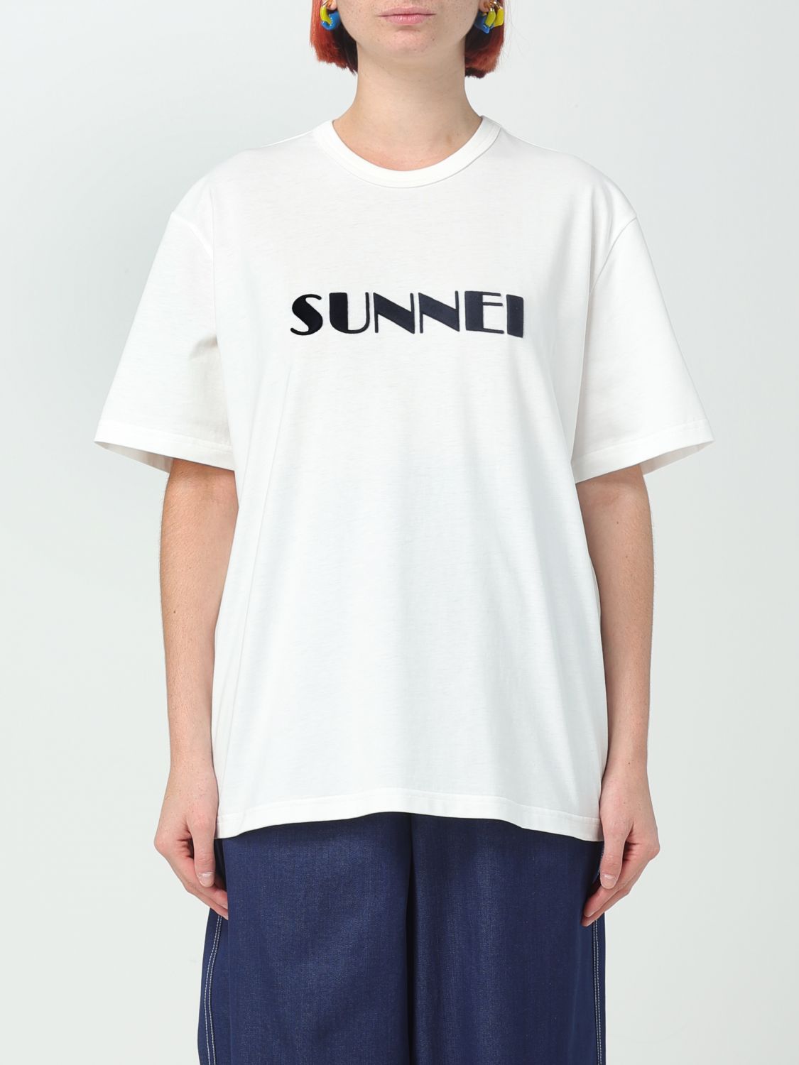 Sunnei T-Shirt SUNNEI Woman colour White