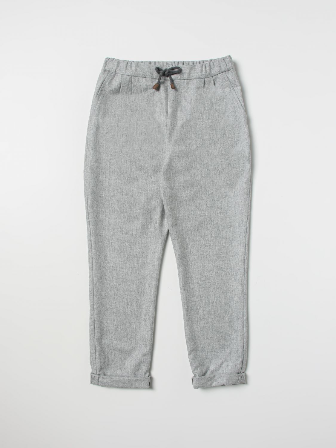 Brunello Cucinelli Trousers BRUNELLO CUCINELLI Kids colour Pearl