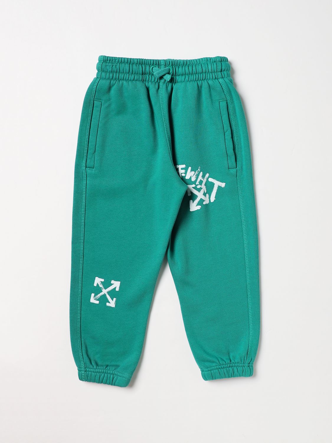 OFF-WHITE Trousers OFF-WHITE Kids colour Green