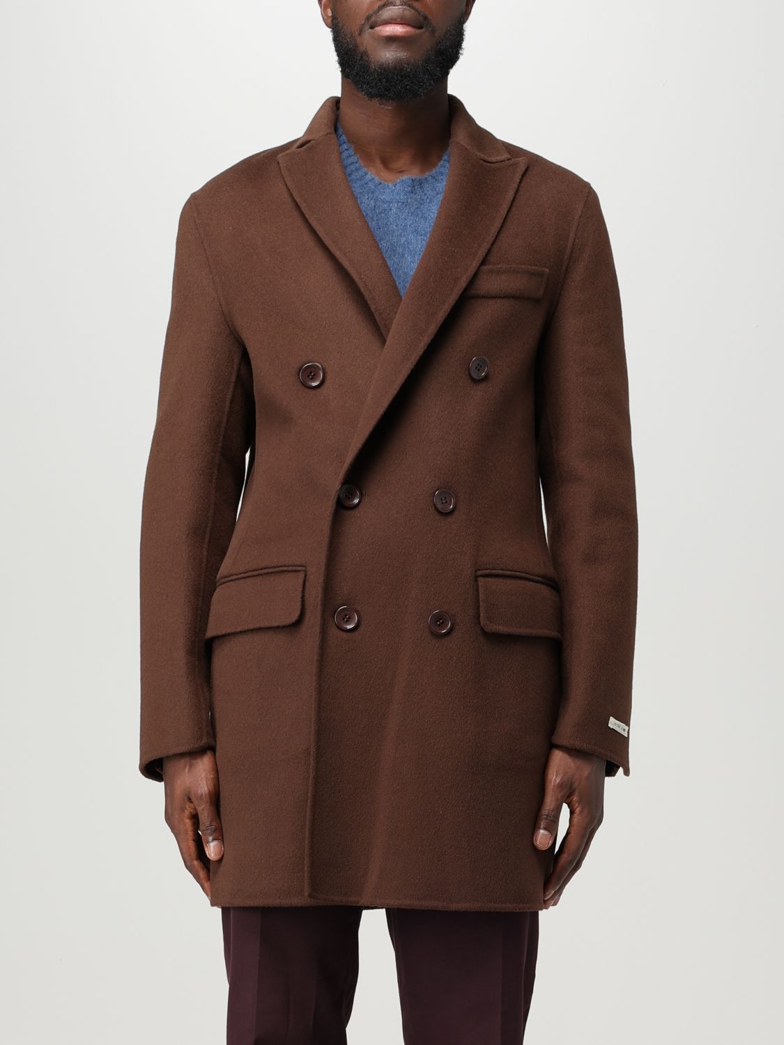  Coat PALTÒ Men colour Brown