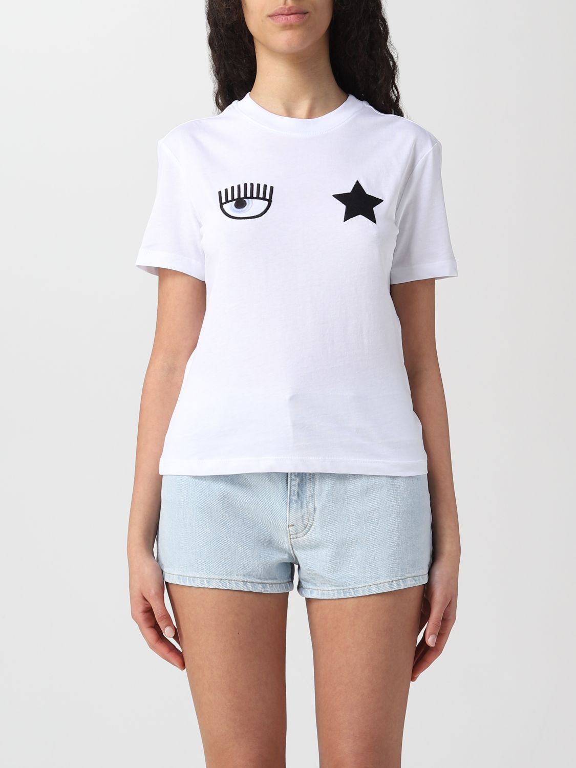 CHIARA FERRAGNI T-Shirt CHIARA FERRAGNI Woman colour White