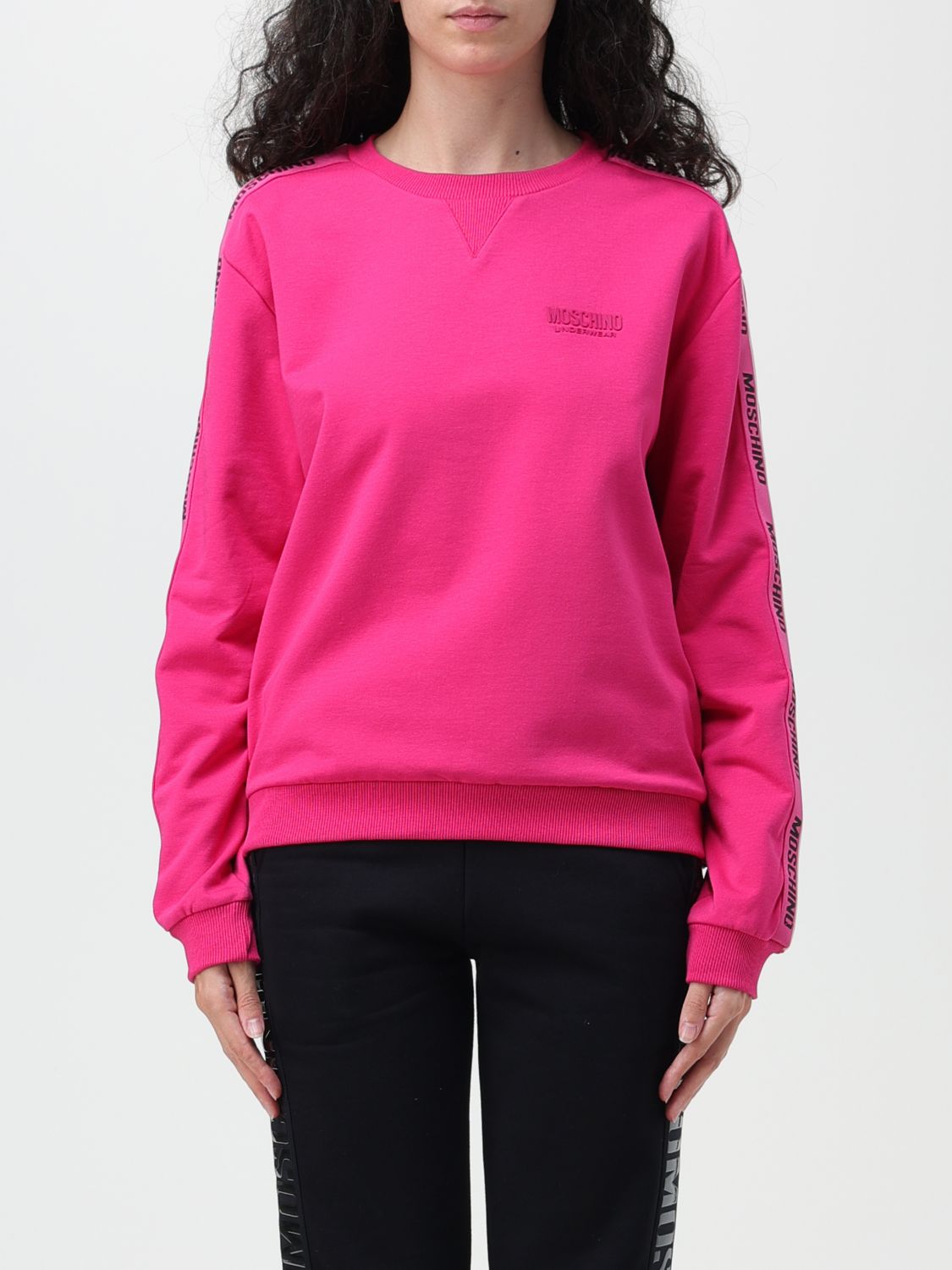 Moschino Underwear Sweatshirt MOSCHINO UNDERWEAR Woman colour Fuchsia