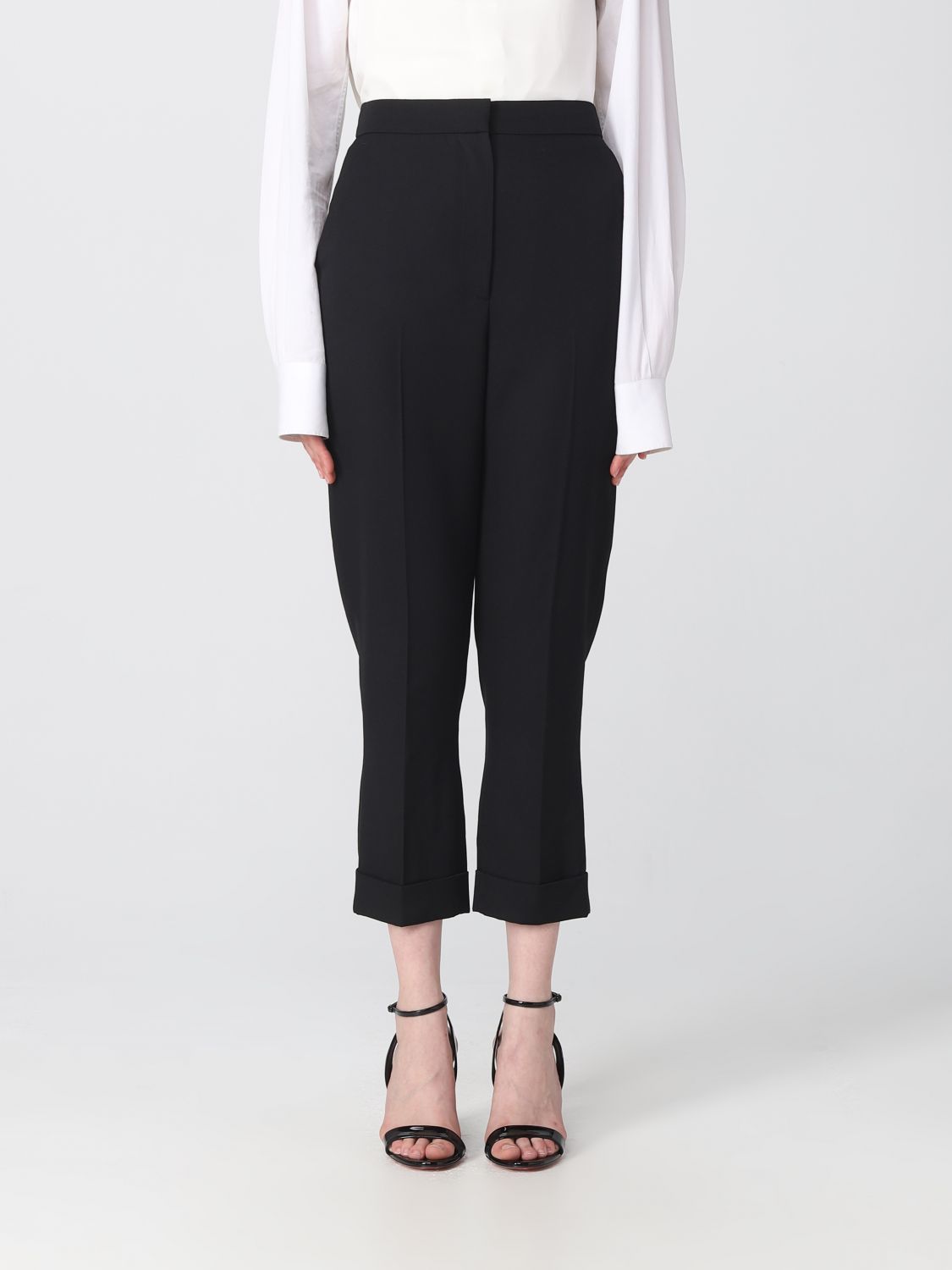 Alexander McQueen Trousers ALEXANDER MCQUEEN Woman colour Black