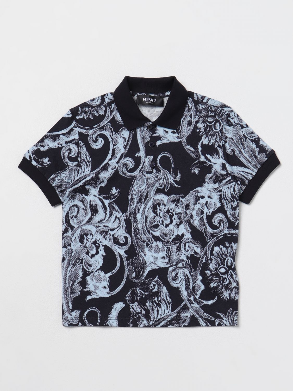 Young Versace Polo Shirt YOUNG VERSACE Kids colour Blue