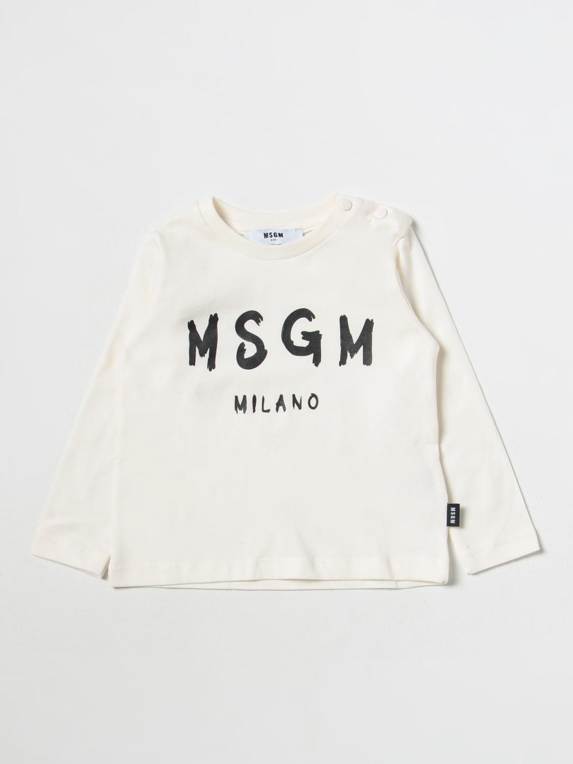 Msgm Kids T-Shirt MSGM KIDS Kids colour Cream