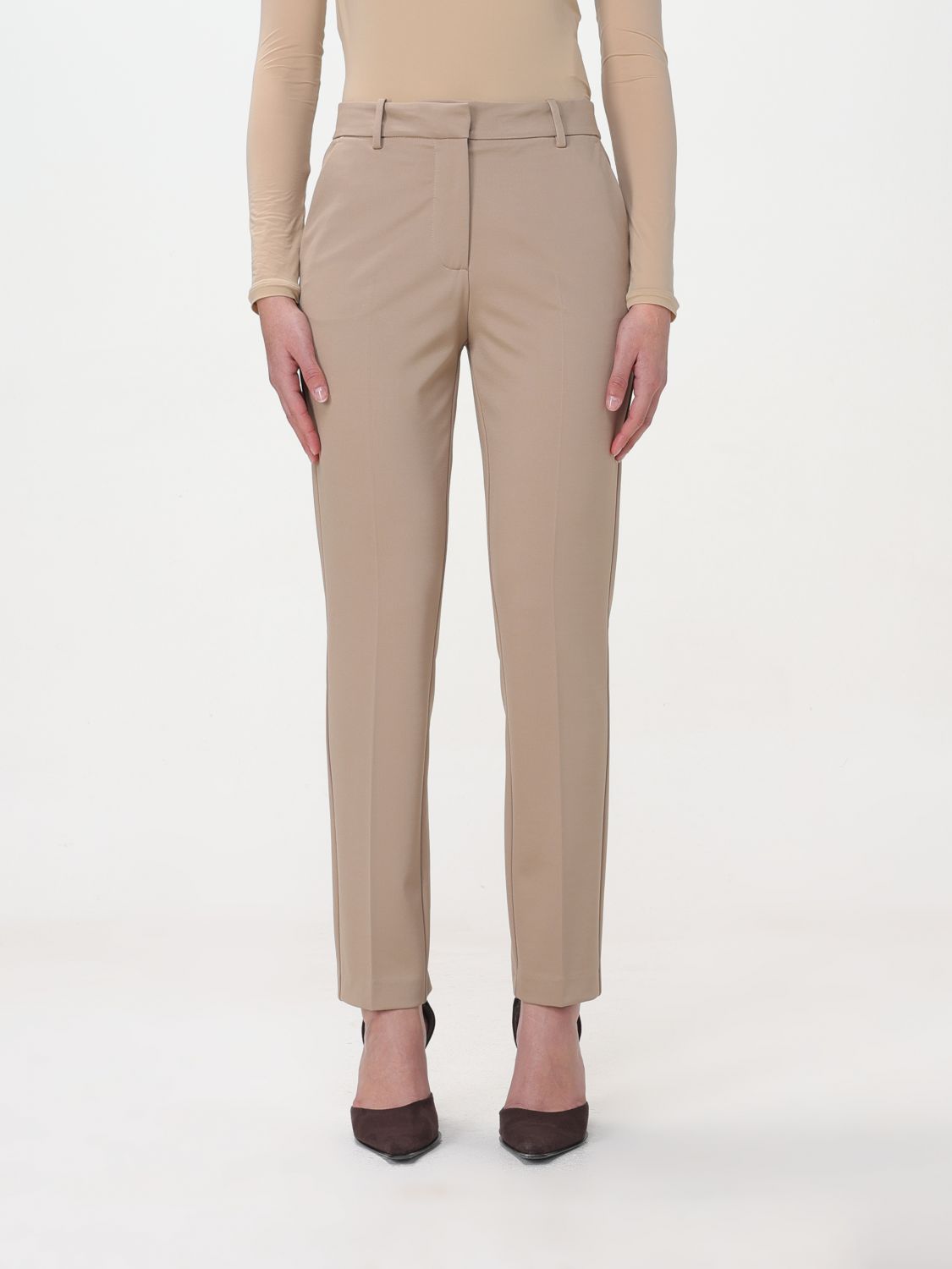 Liviana Conti Trousers LIVIANA CONTI Woman colour Beige