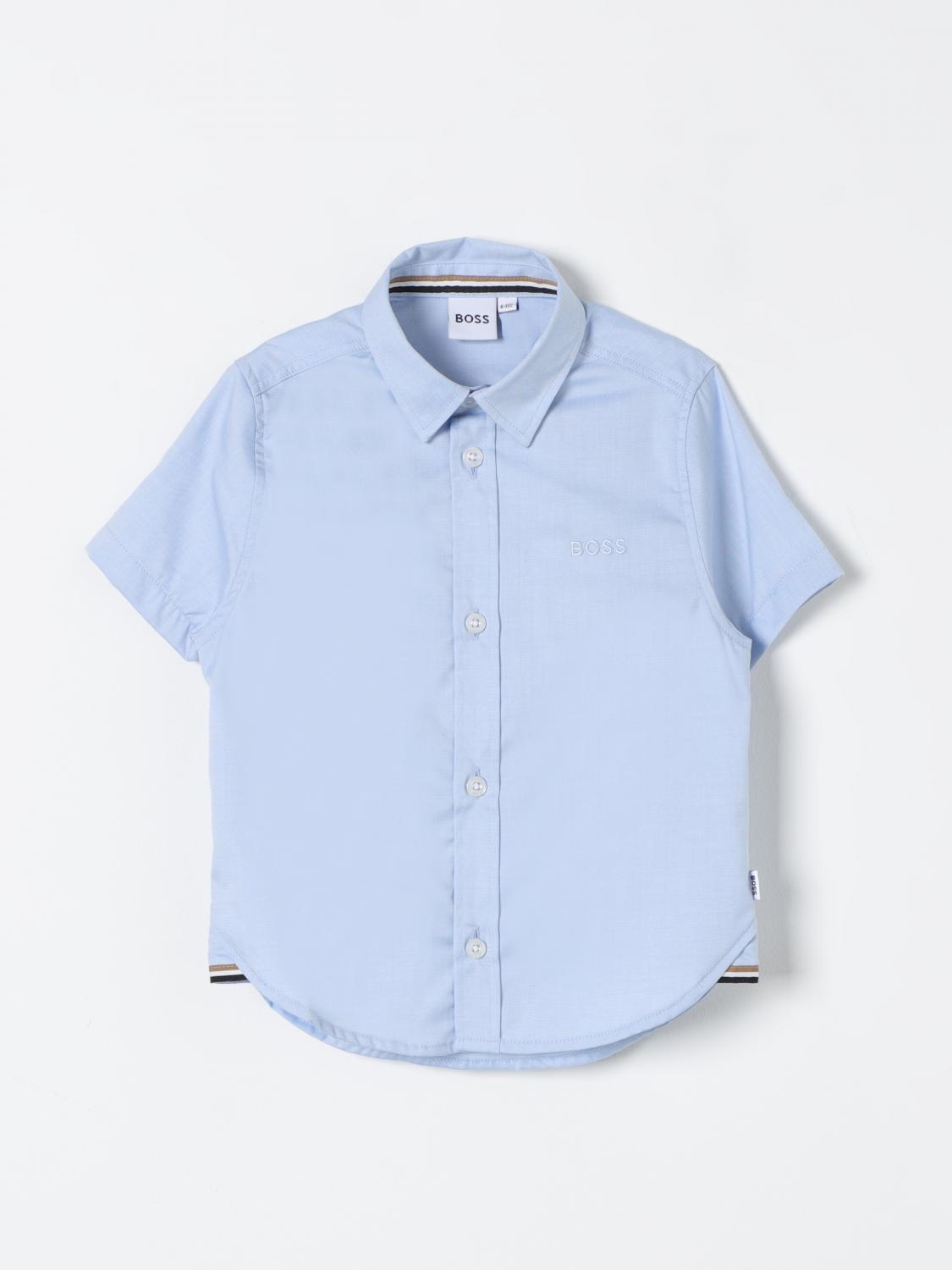 BOSS Shirt BOSS Kids color Gnawed Blue