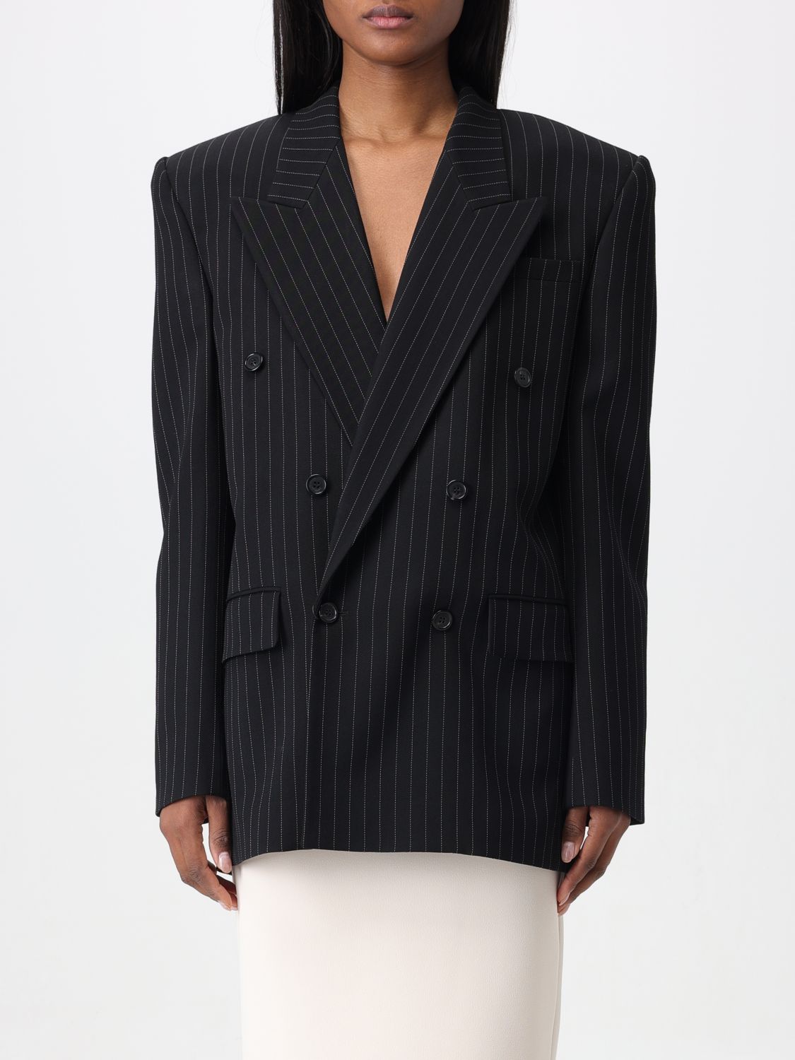 Saint Laurent Blazer SAINT LAURENT Woman colour Black