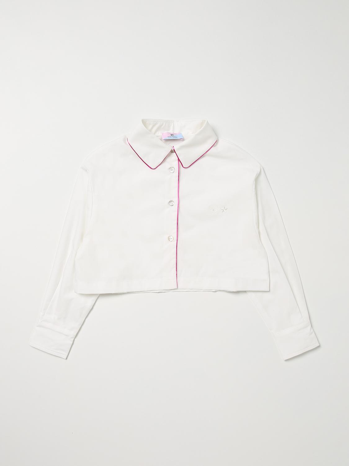 CHIARA FERRAGNI Shirt CHIARA FERRAGNI Kids colour White