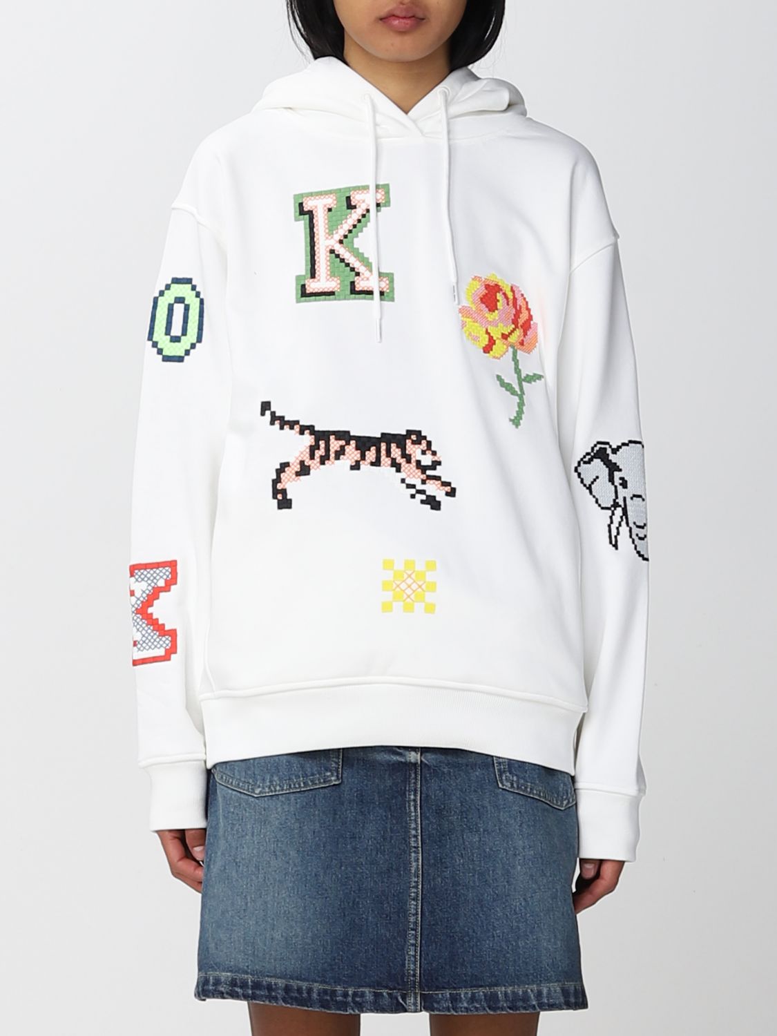 Kenzo Sweatshirt KENZO Woman colour Yellow Cream