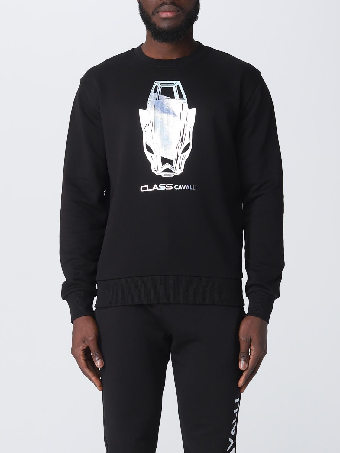 Class Roberto Cavalli Sweatshirt CLASS ROBERTO CAVALLI Men colour Black