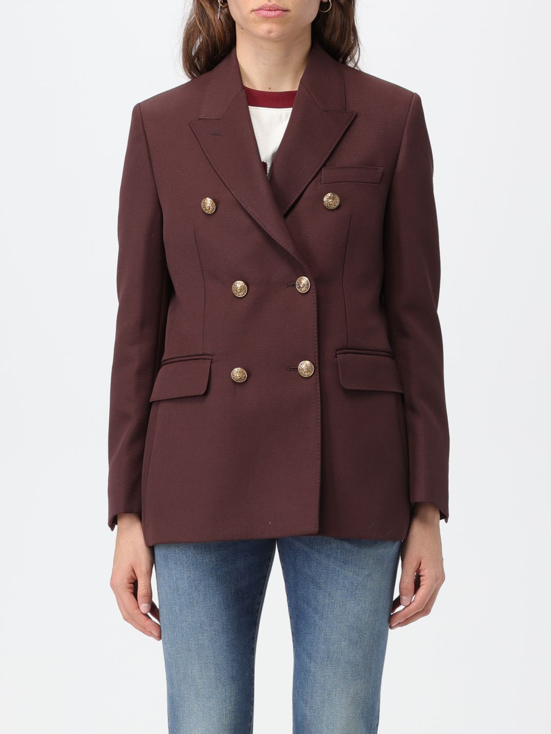 Golden Goose Coat GOLDEN GOOSE Woman colour Coffee