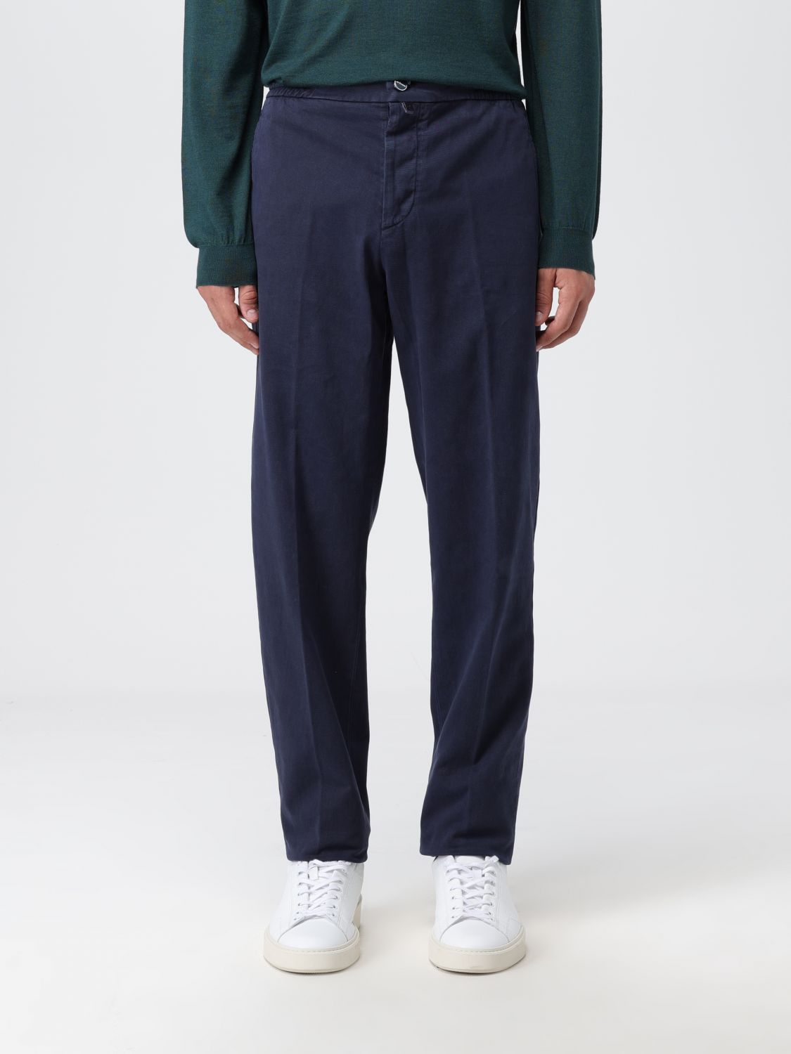 Kiton Trousers KITON Men colour Blue