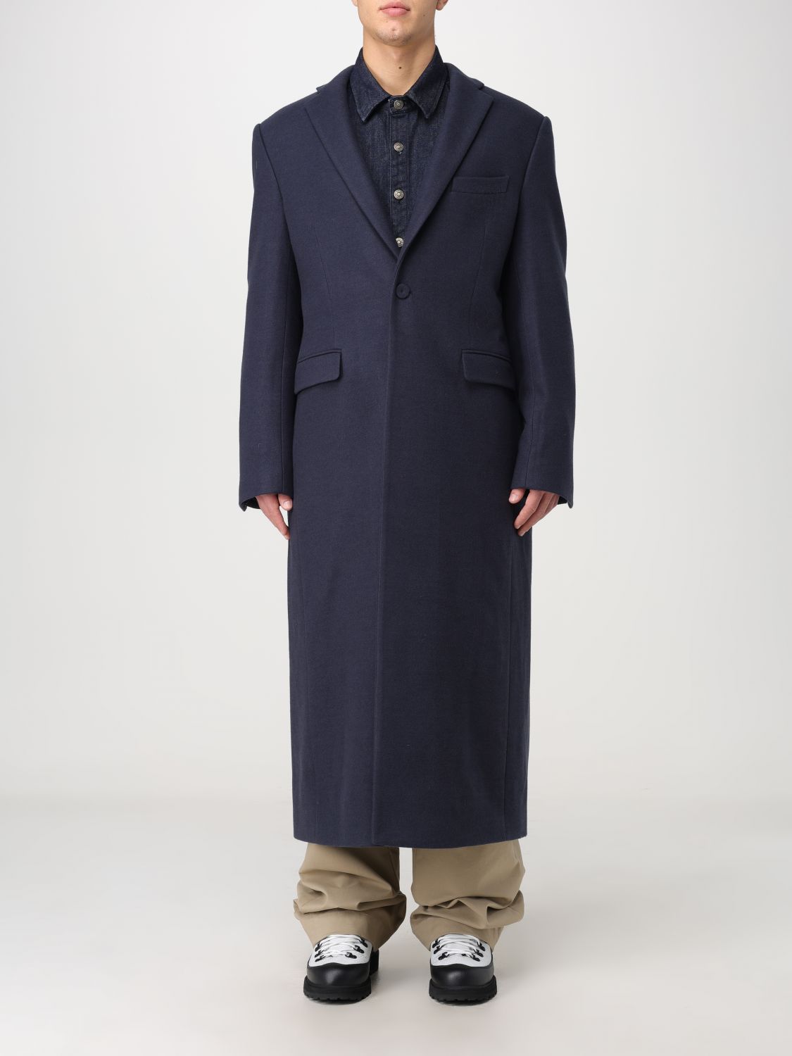  Coat 424 Men colour Blue