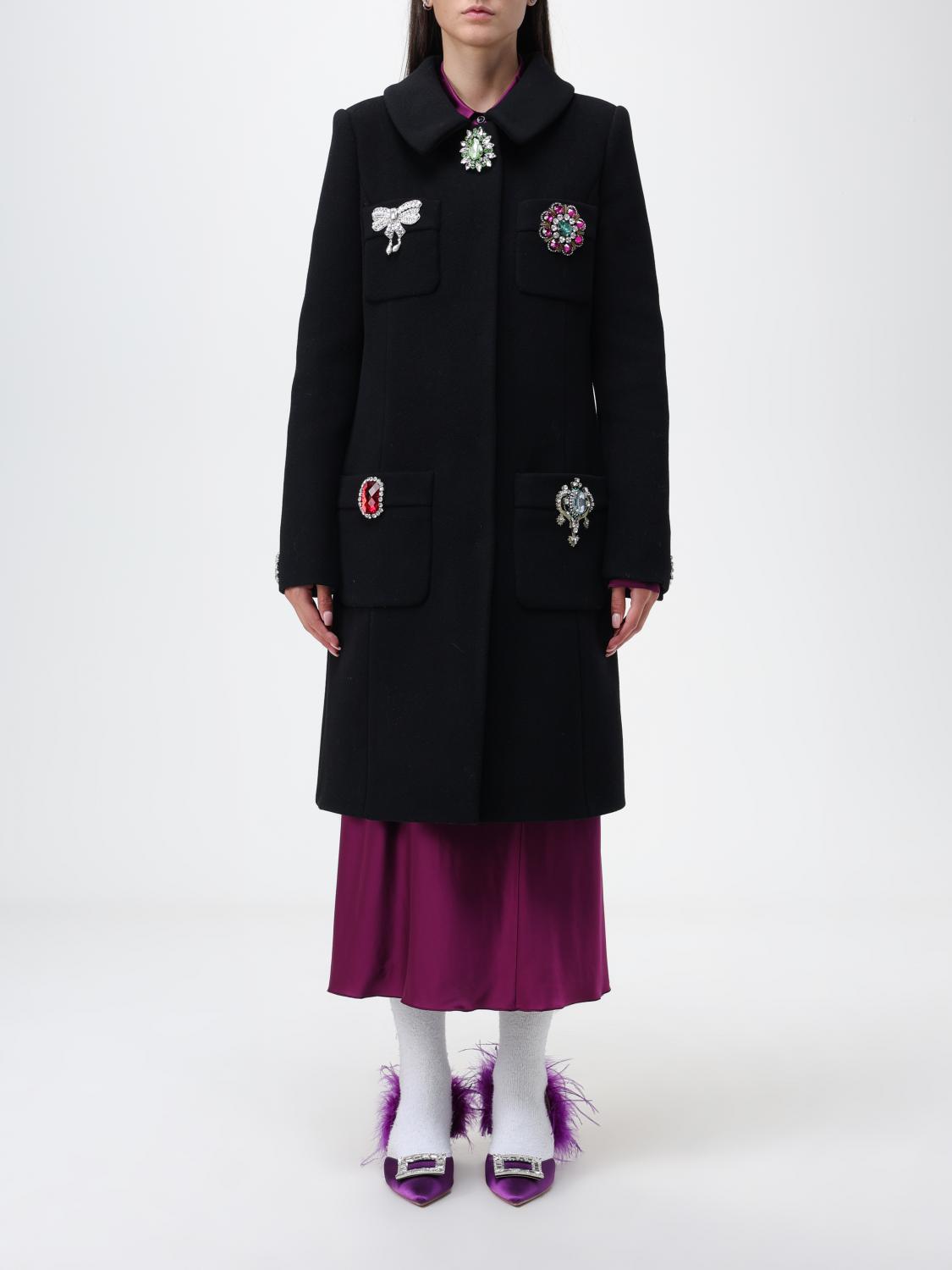 Moschino Couture Coat MOSCHINO COUTURE Woman colour Black