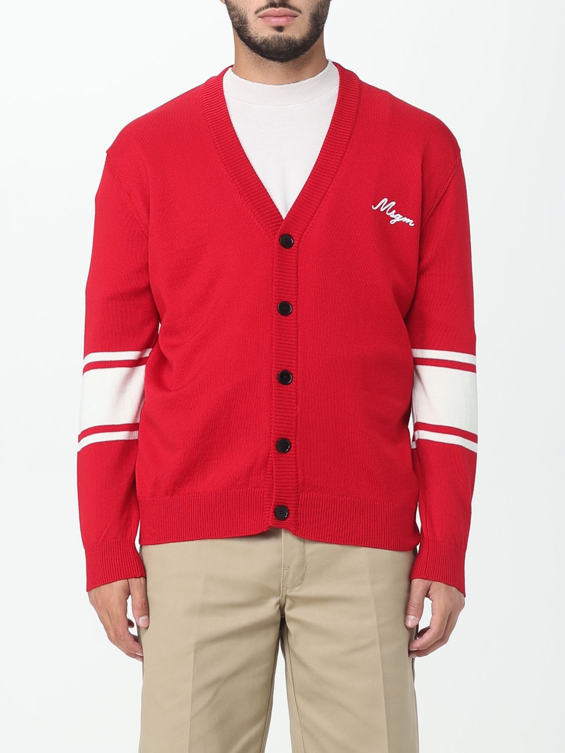 Msgm Cardigan MSGM Men colour Red