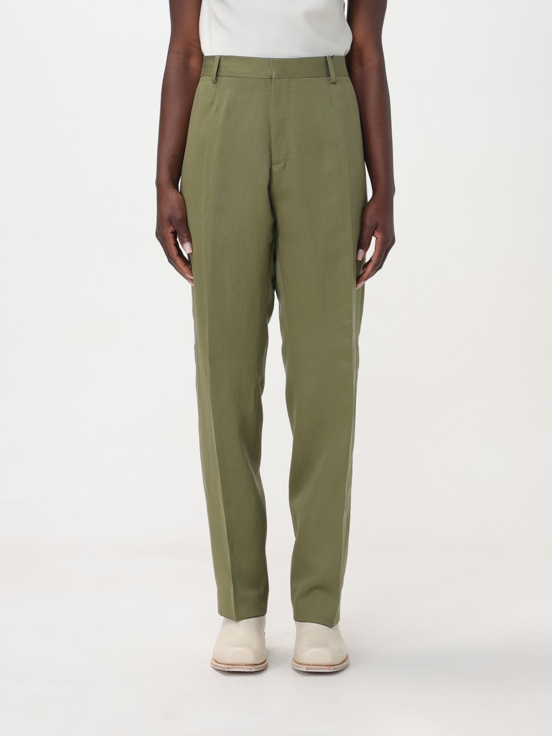 Calvin Klein Trousers CALVIN KLEIN Woman colour Green