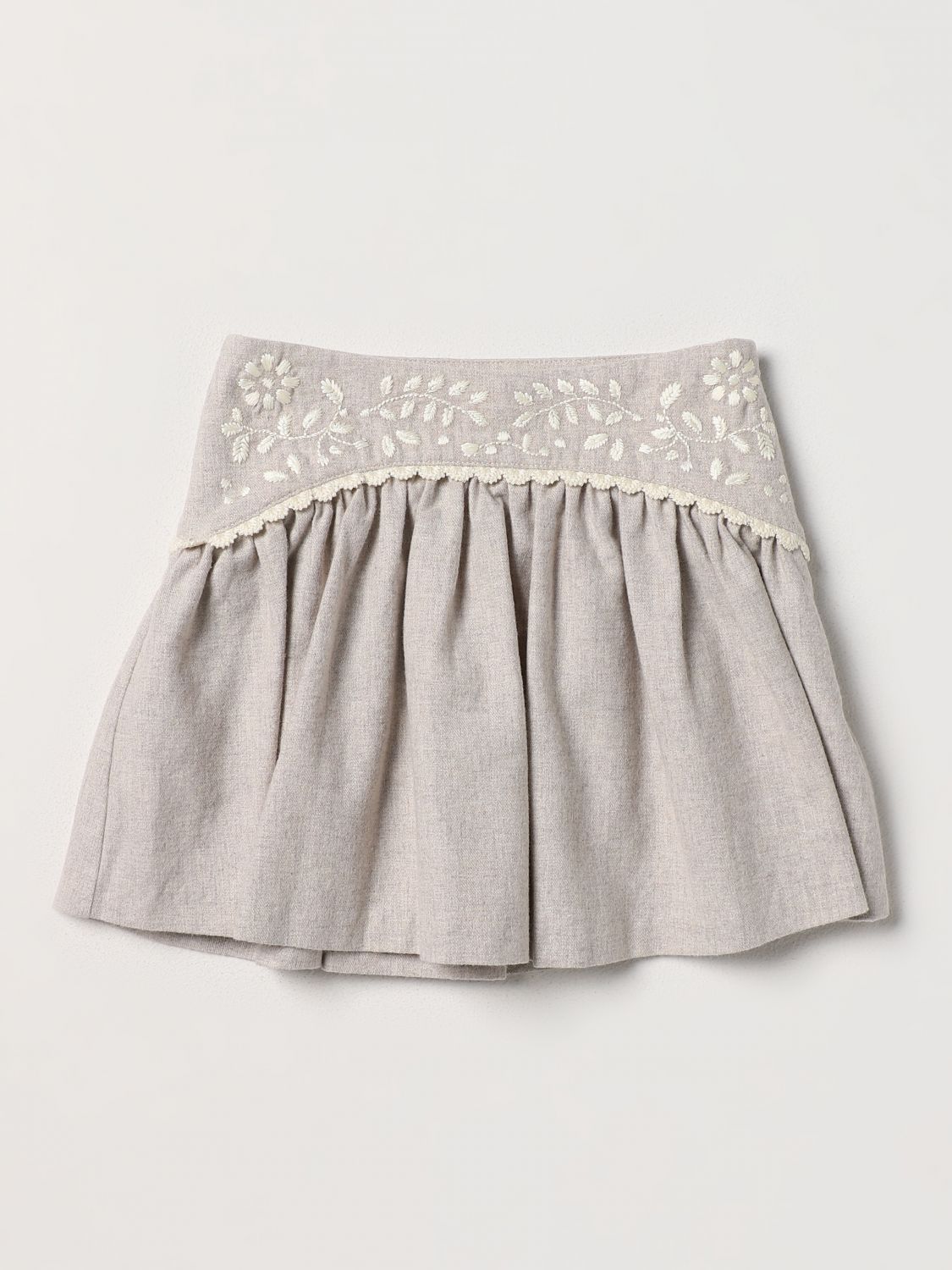 Chloé Skirt CHLOÉ Kids colour Grey