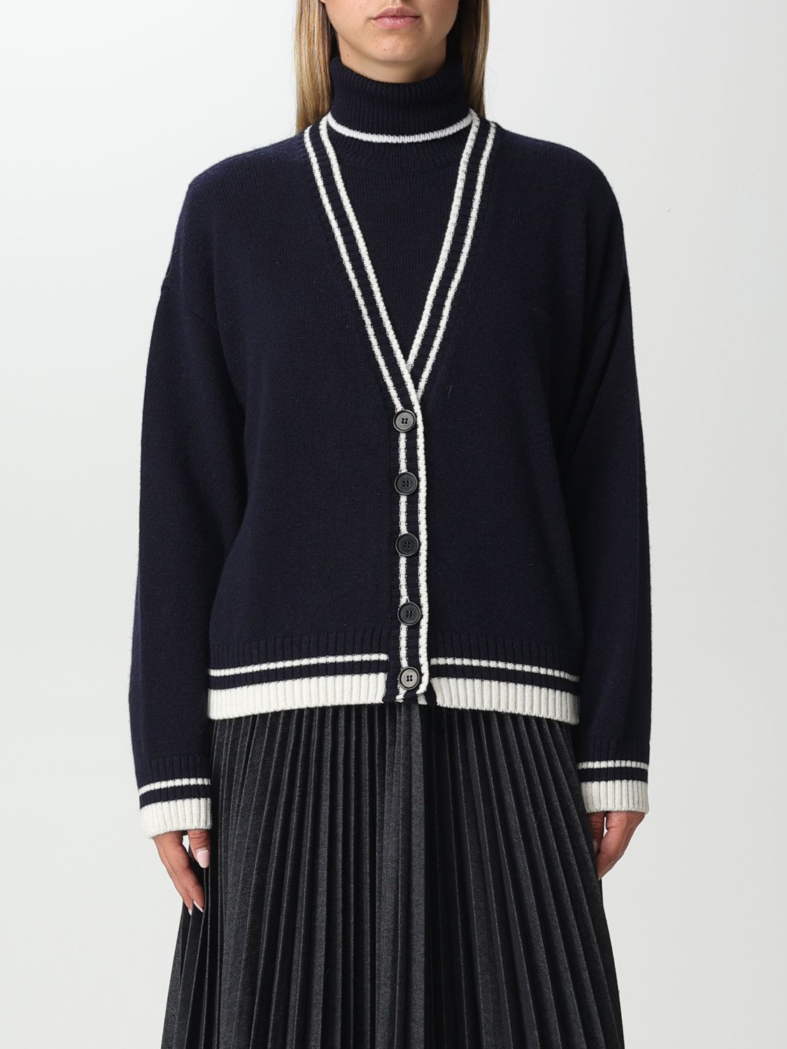 Msgm Cardigan MSGM Woman colour Blue