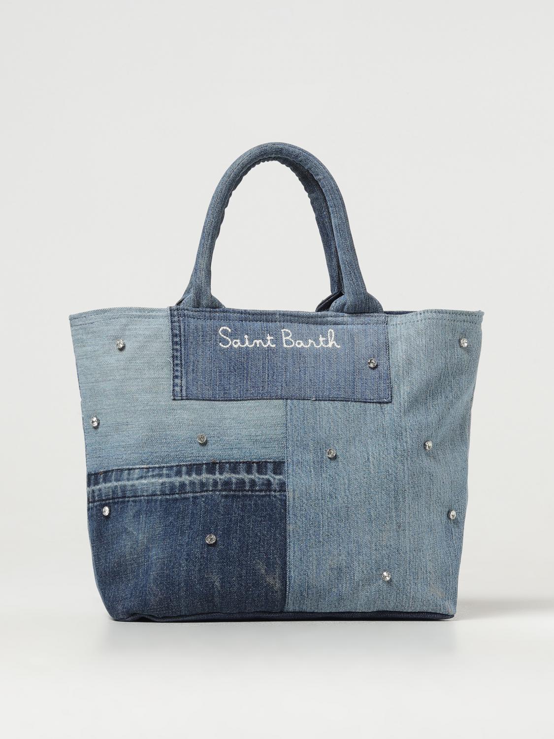 Mc2 Saint Barth Tote Bags MC2 SAINT BARTH Woman color Denim