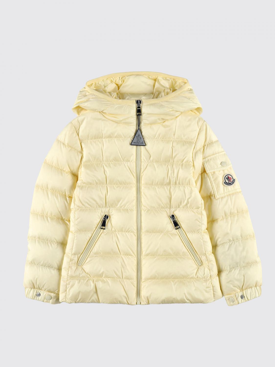 Moncler Jacket MONCLER Kids color Yellow