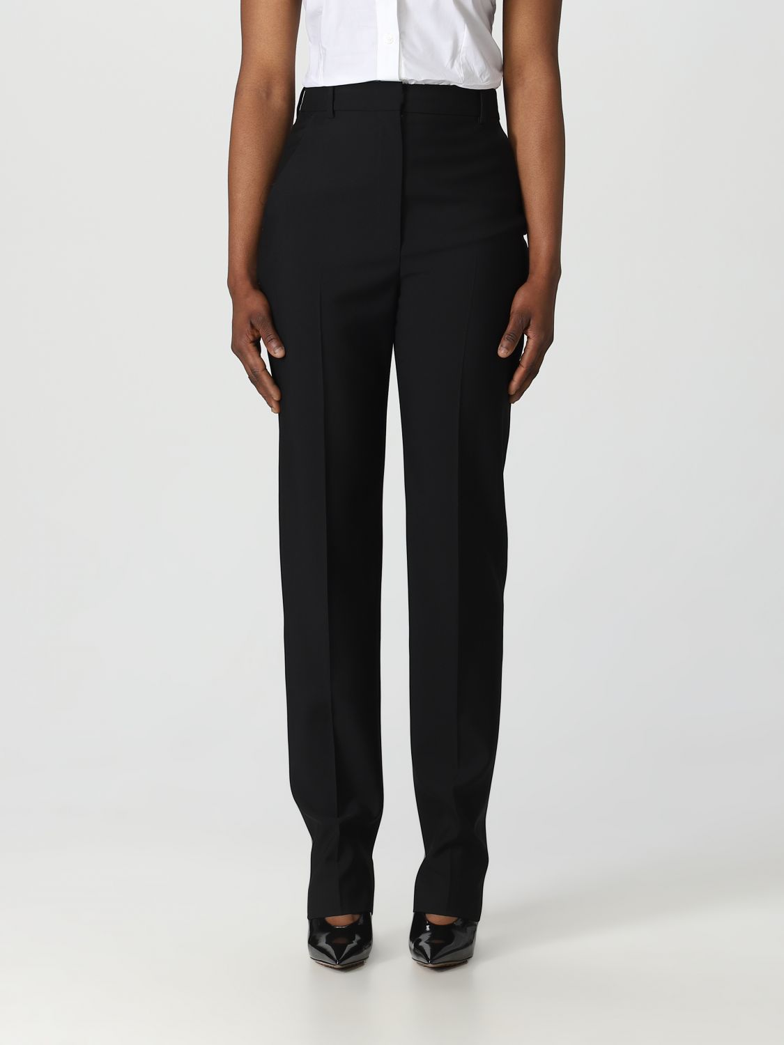 Alexander McQueen Trousers ALEXANDER MCQUEEN Woman colour Black