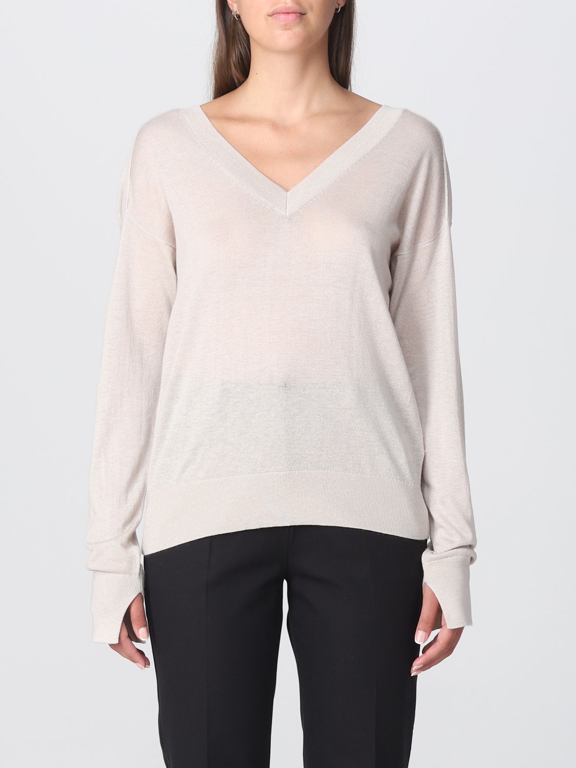 Calvin Klein Jumper CALVIN KLEIN Woman colour Pearl