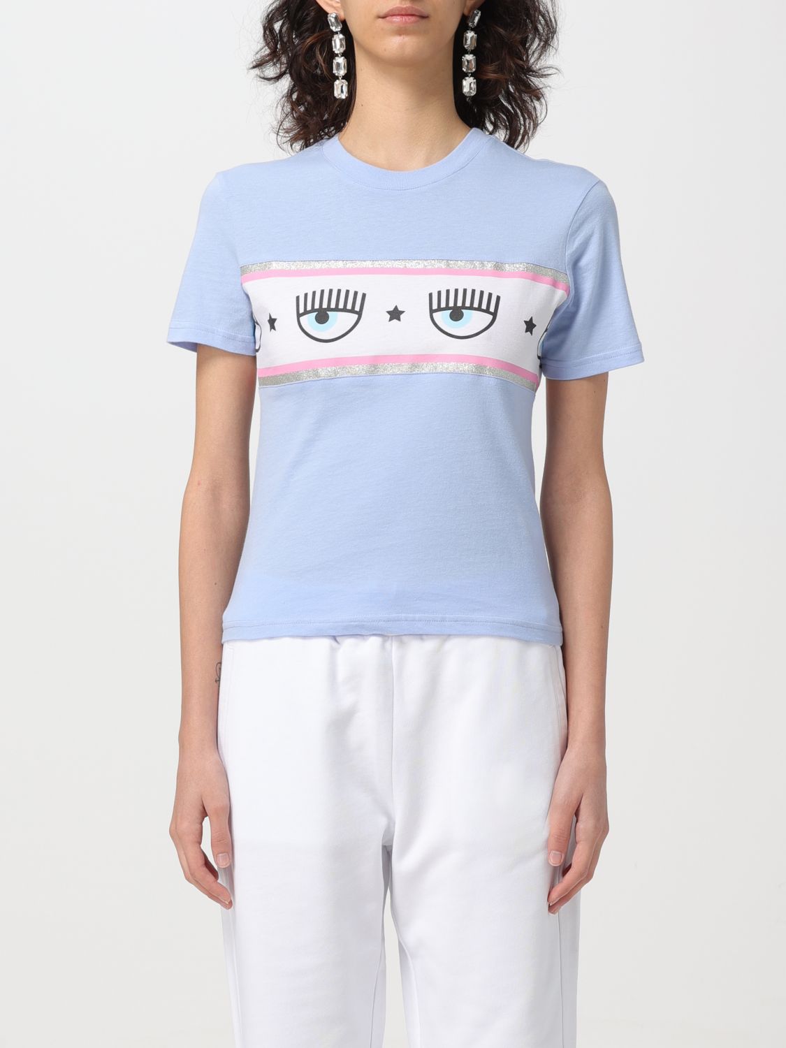 CHIARA FERRAGNI T-Shirt CHIARA FERRAGNI Woman colour Blue