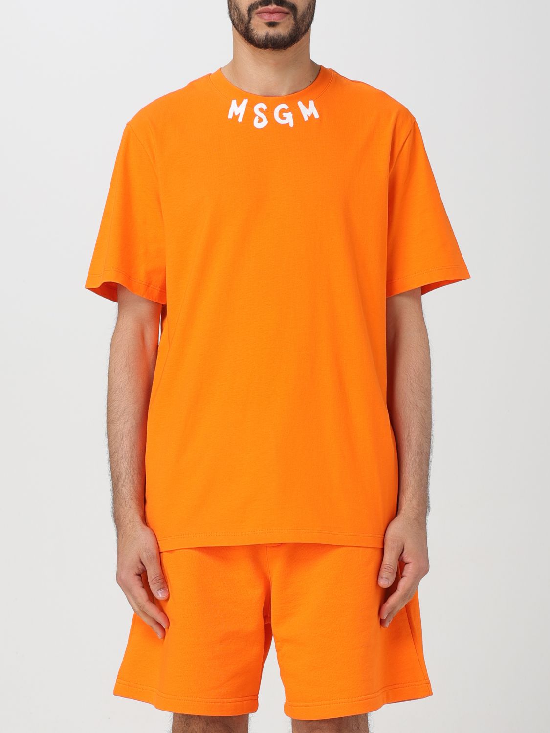 Msgm T-Shirt MSGM Men colour Orange