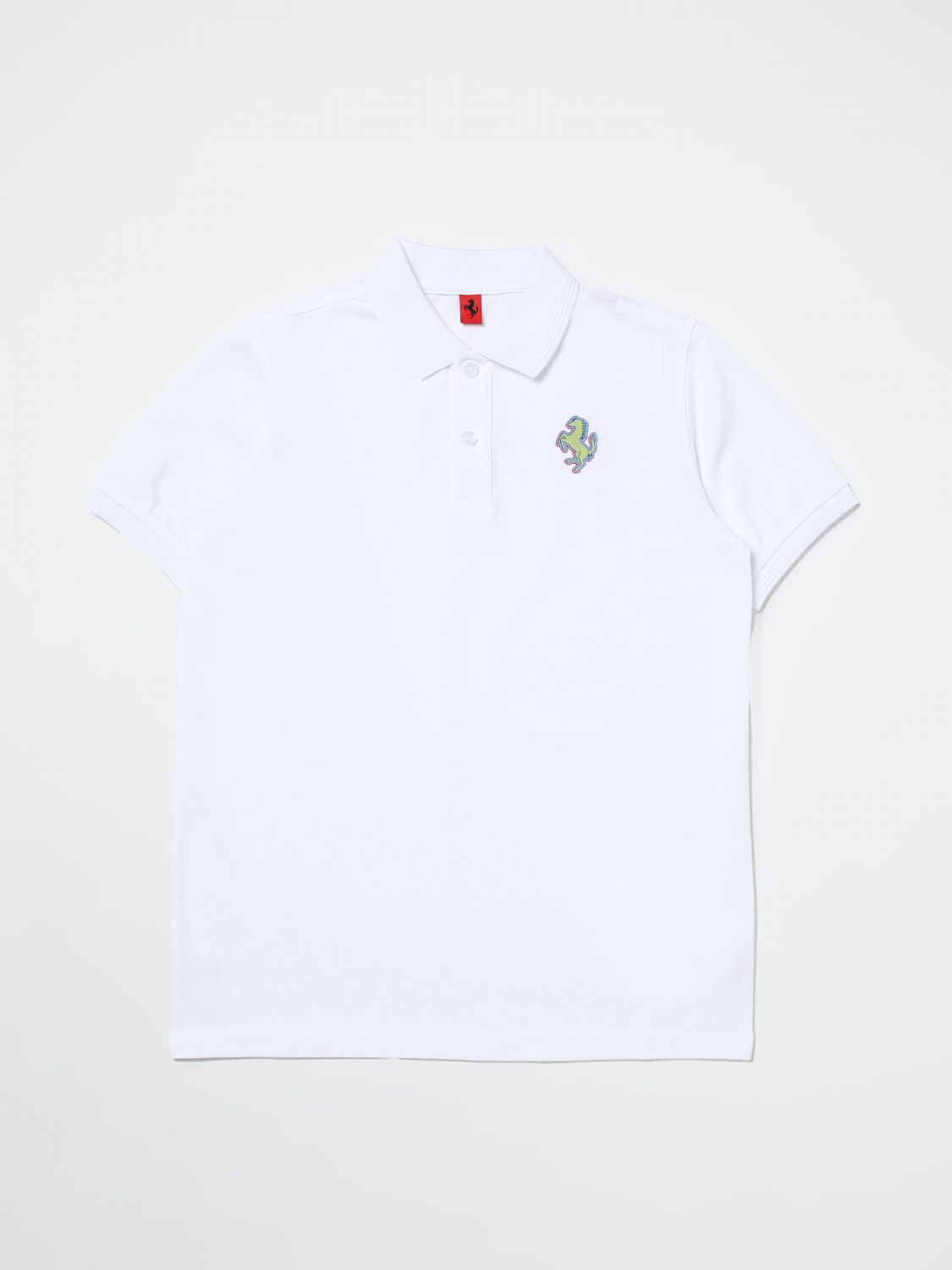 Ferrari Polo Shirt FERRARI Kids color White