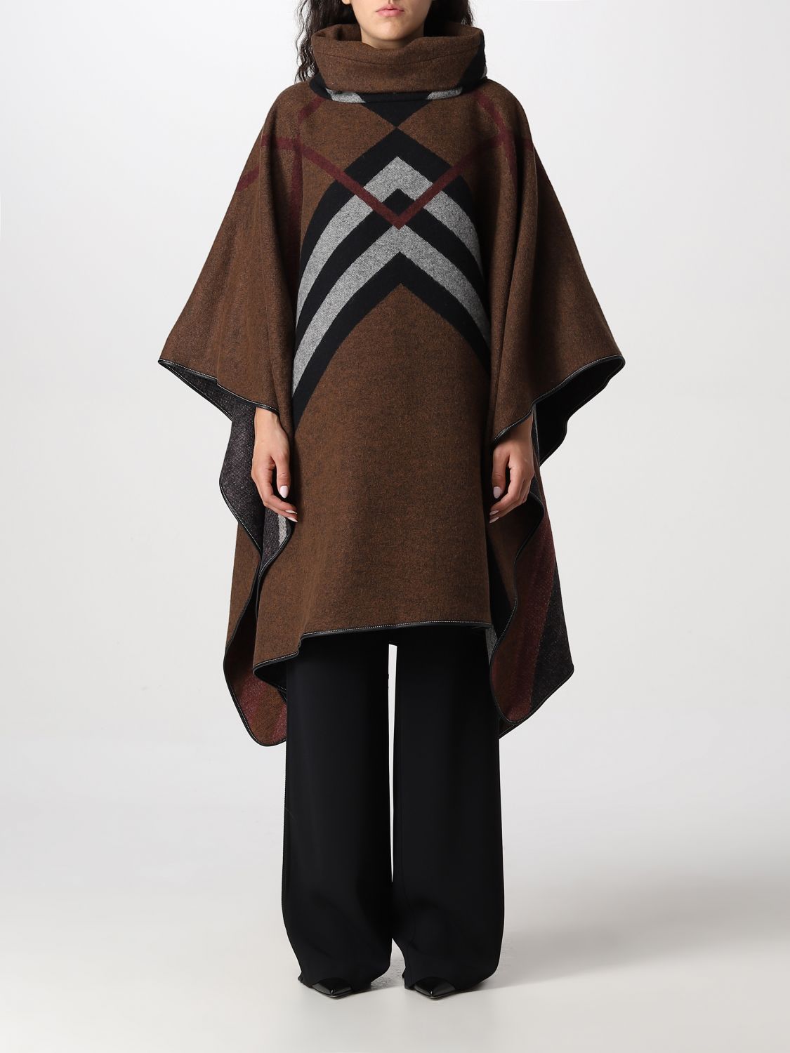 Burberry Cloak BURBERRY Woman colour Brown