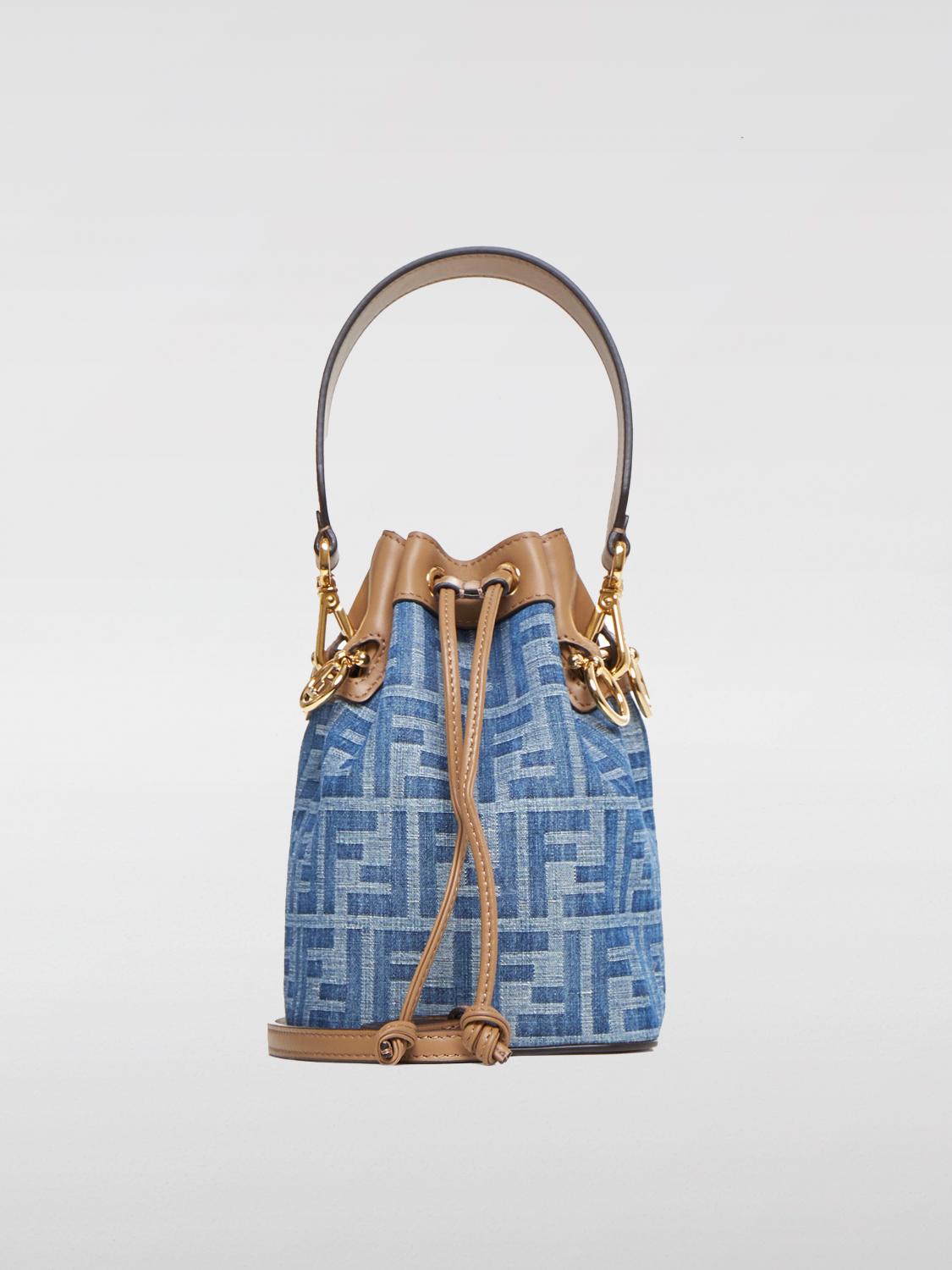 FENDI Handbag FENDI Woman color Denim