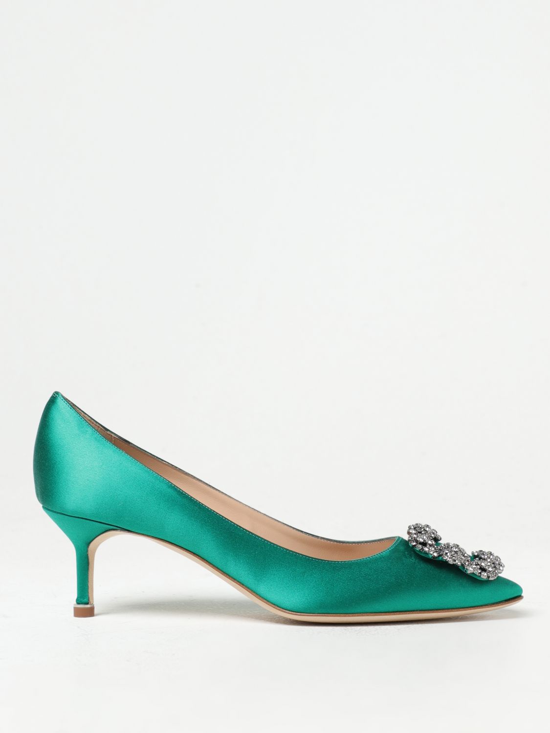 Manolo Blahnik Court Shoes MANOLO BLAHNIK Woman colour Turquoise