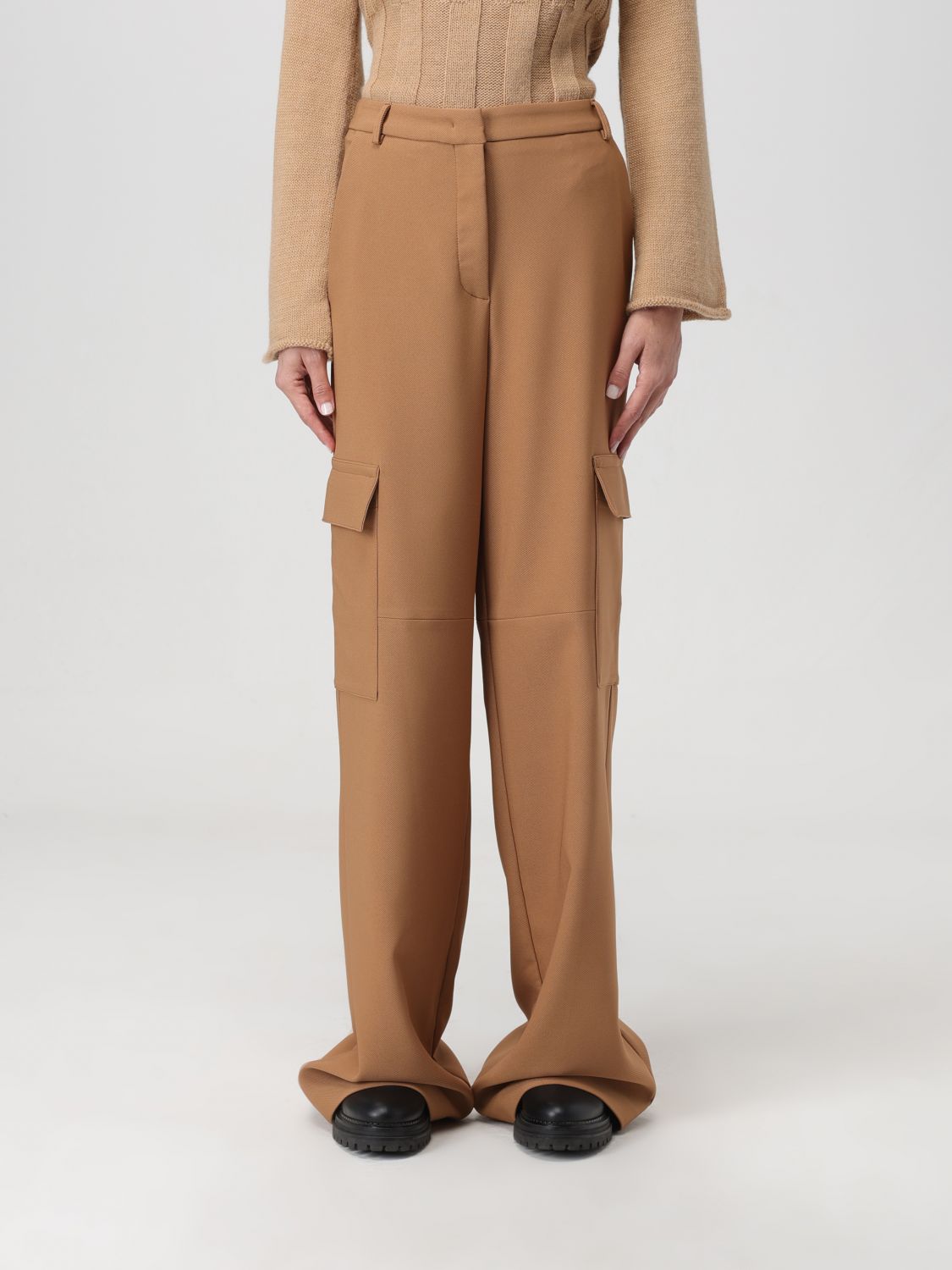 Simona Corsellini Trousers SIMONA CORSELLINI Woman colour Camel