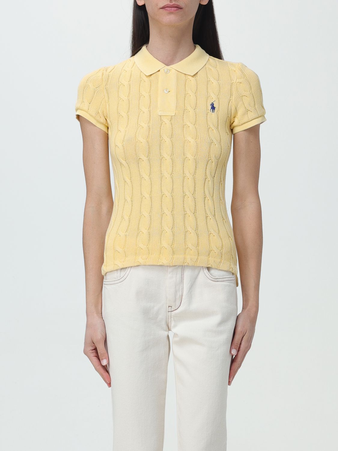 Polo Ralph Lauren Polo Shirt POLO RALPH LAUREN Woman colour Yellow