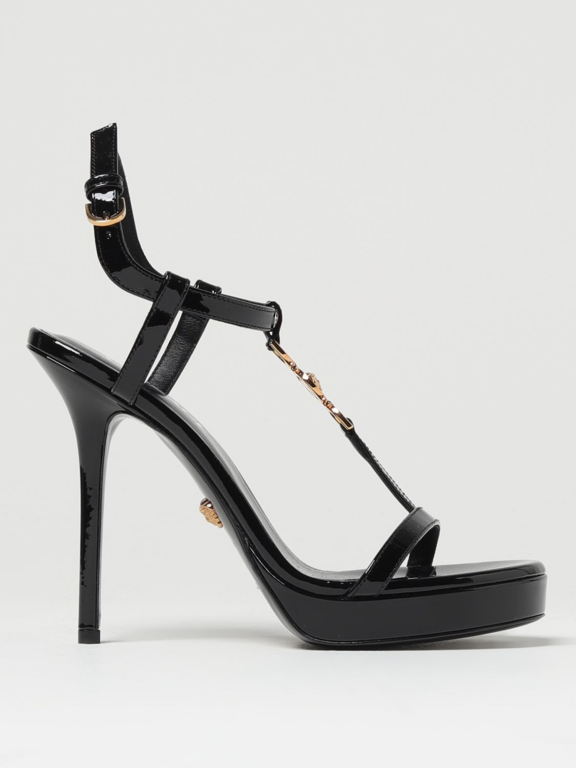 Versace Heeled Sandals VERSACE Woman colour Black