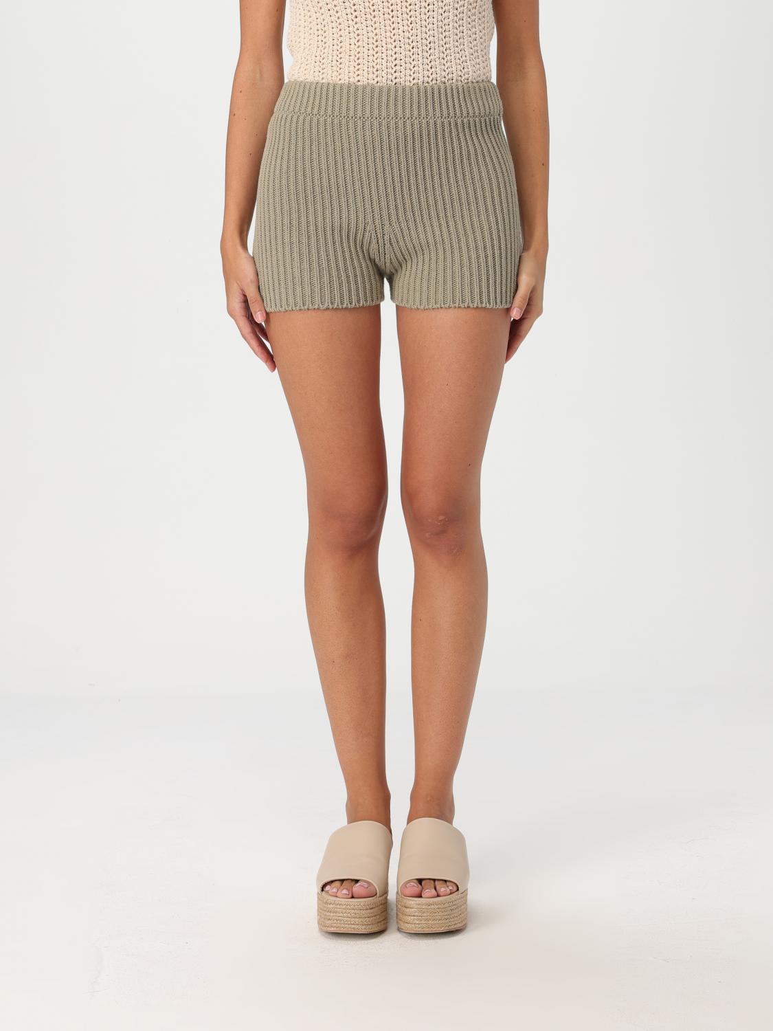 Max Mara Short MAX MARA Woman color Kaki