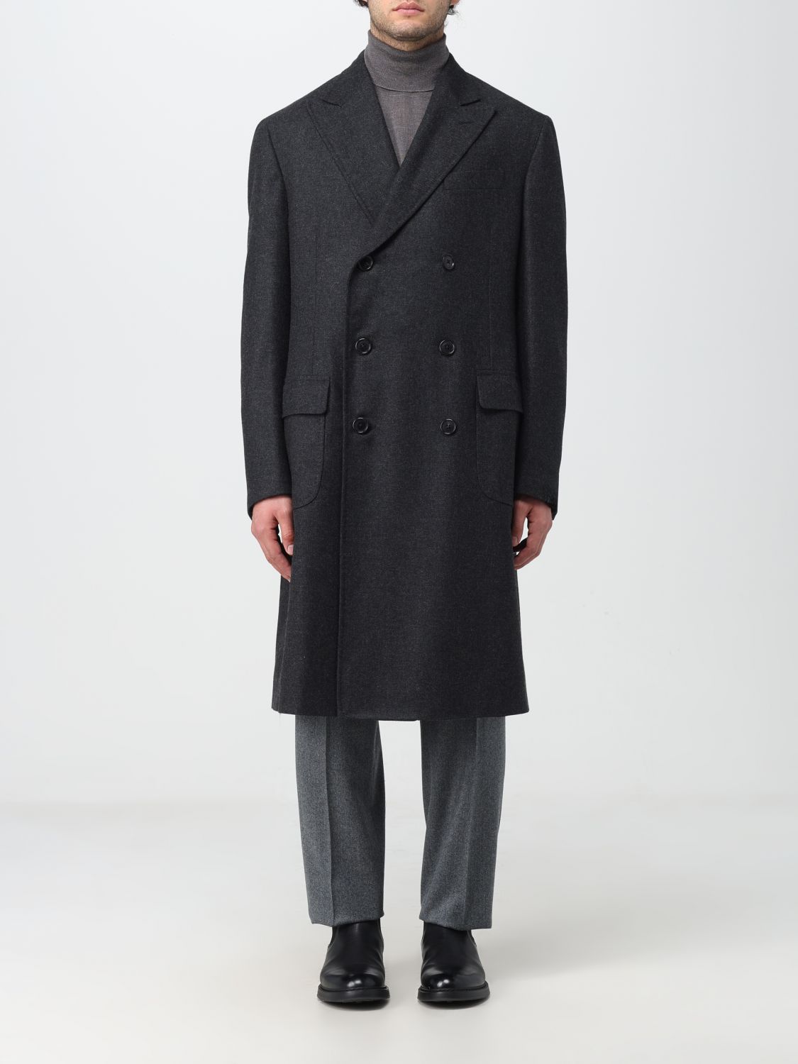 Corneliani Coat CORNELIANI Men colour Grey