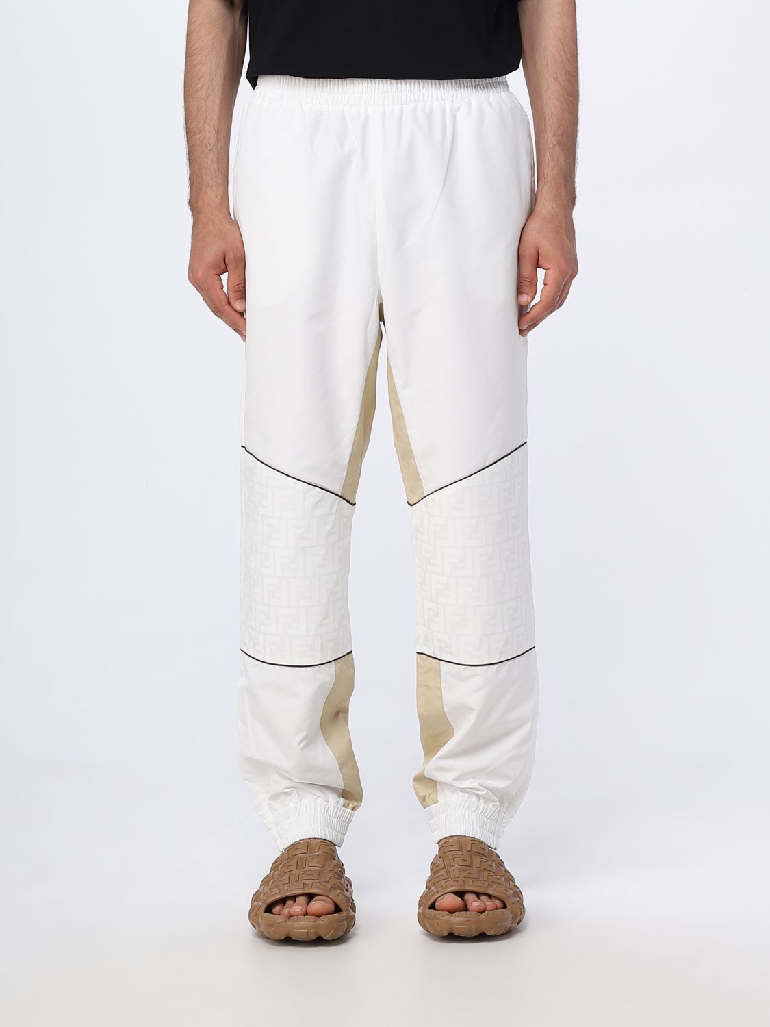 FENDI Trousers FENDI Men colour White