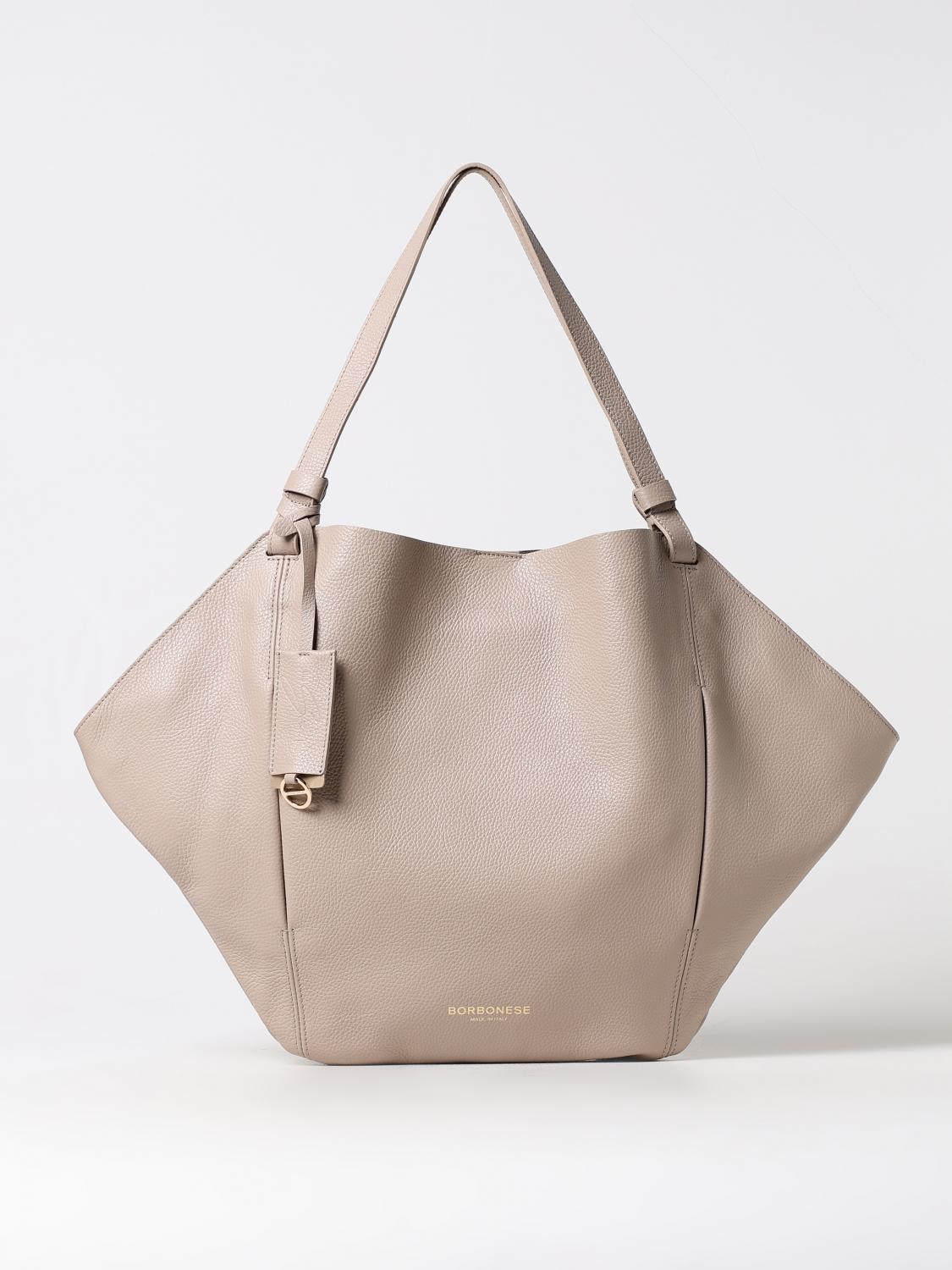 Borbonese Shoulder Bag BORBONESE Woman color Dove Grey