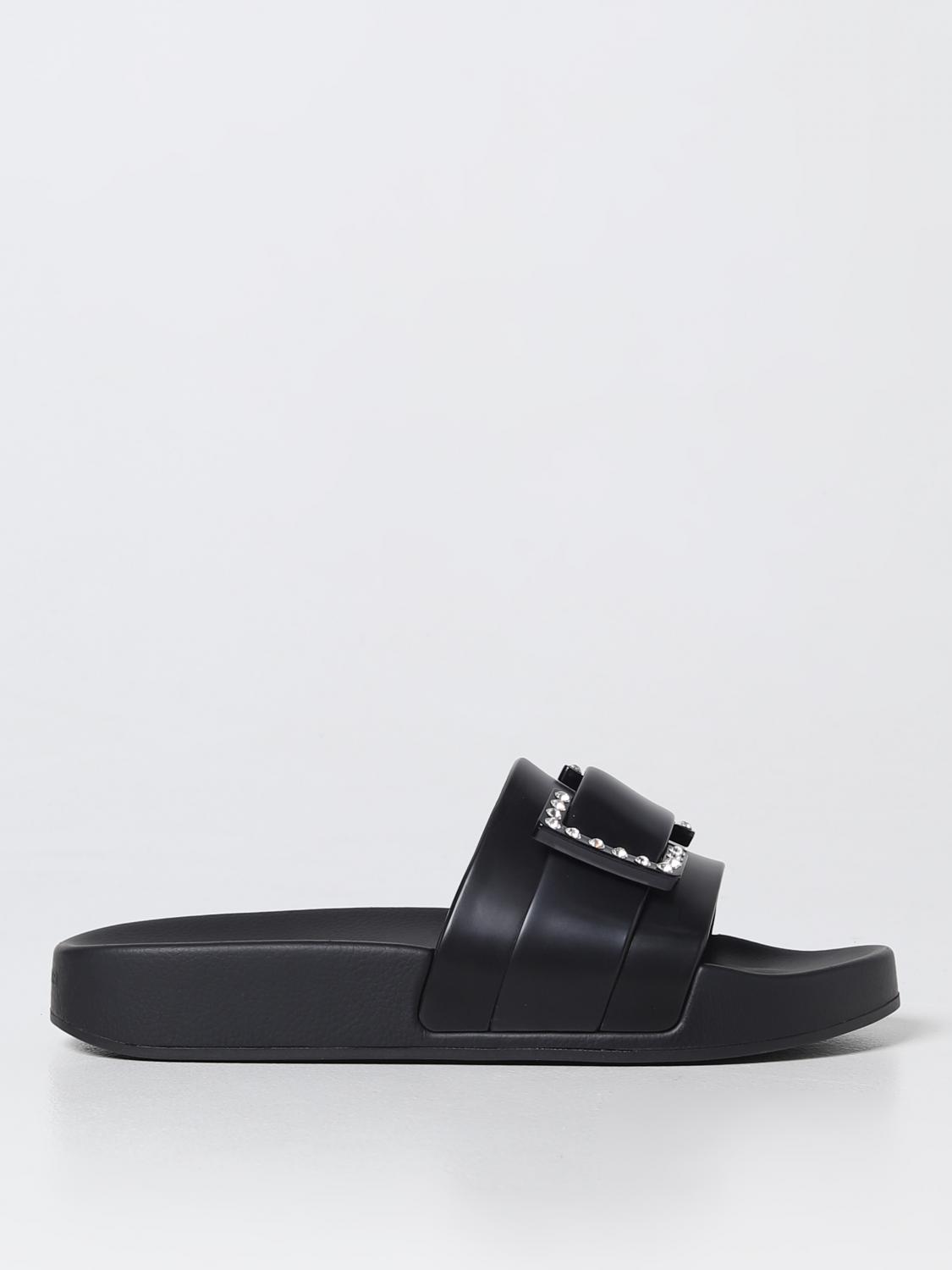 Sergio Rossi Flat Sandals SERGIO ROSSI Woman colour Black