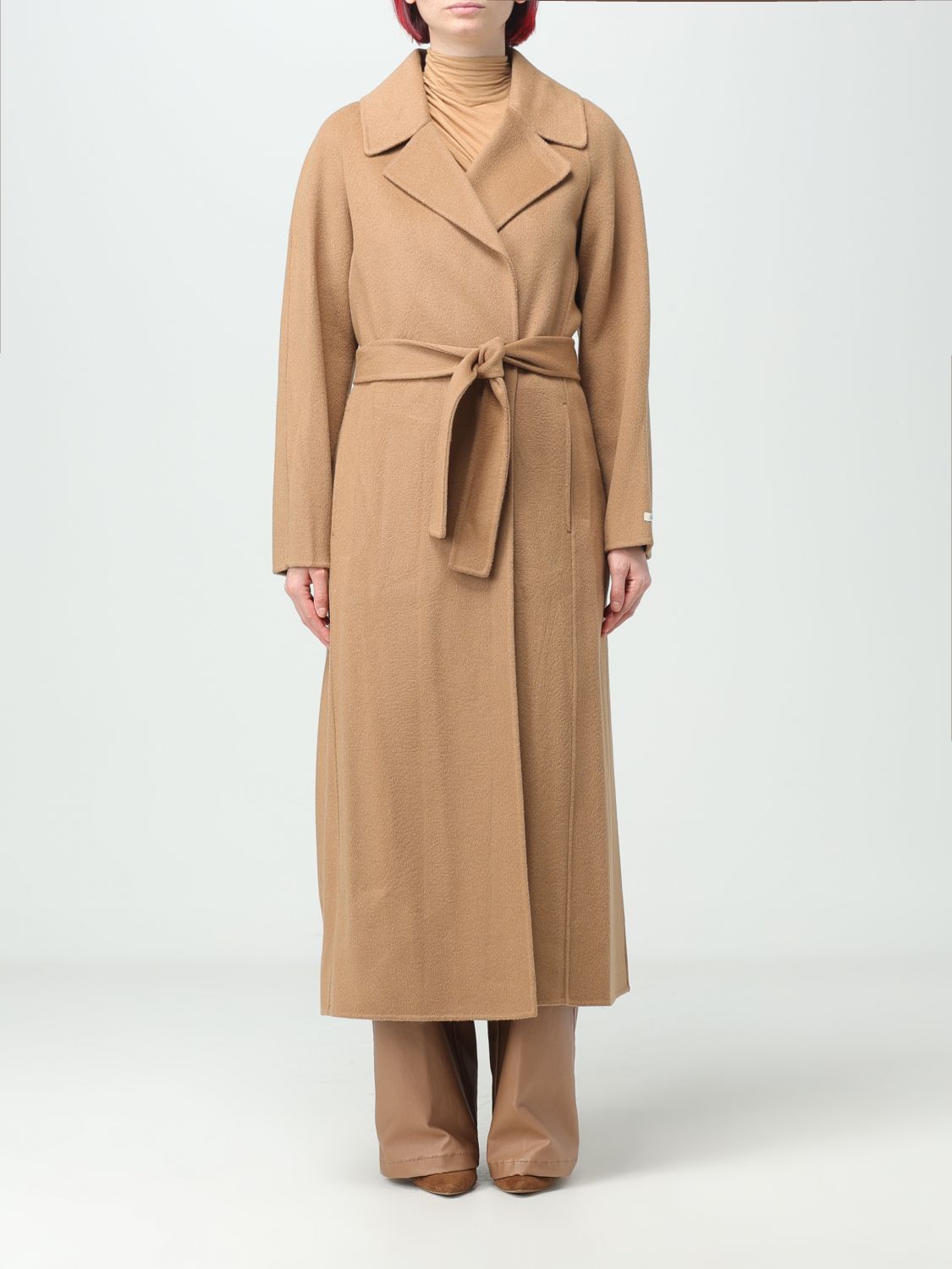 Palto' Coat PALTO' Woman colour Camel