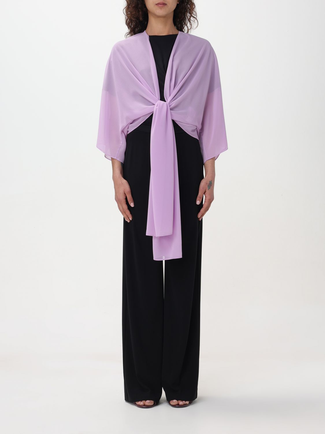 Patrizia Pepe Cloak PATRIZIA PEPE Woman colour Lilac