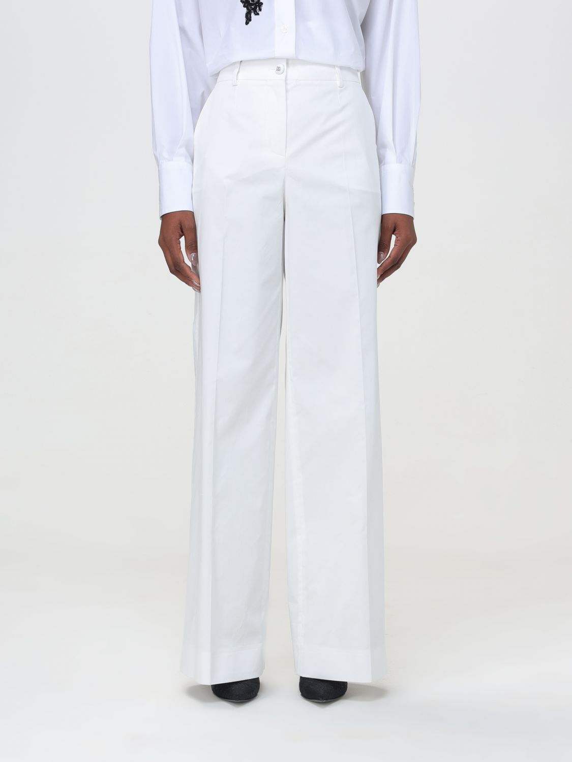 Dolce & Gabbana Trousers DOLCE & GABBANA Woman colour White