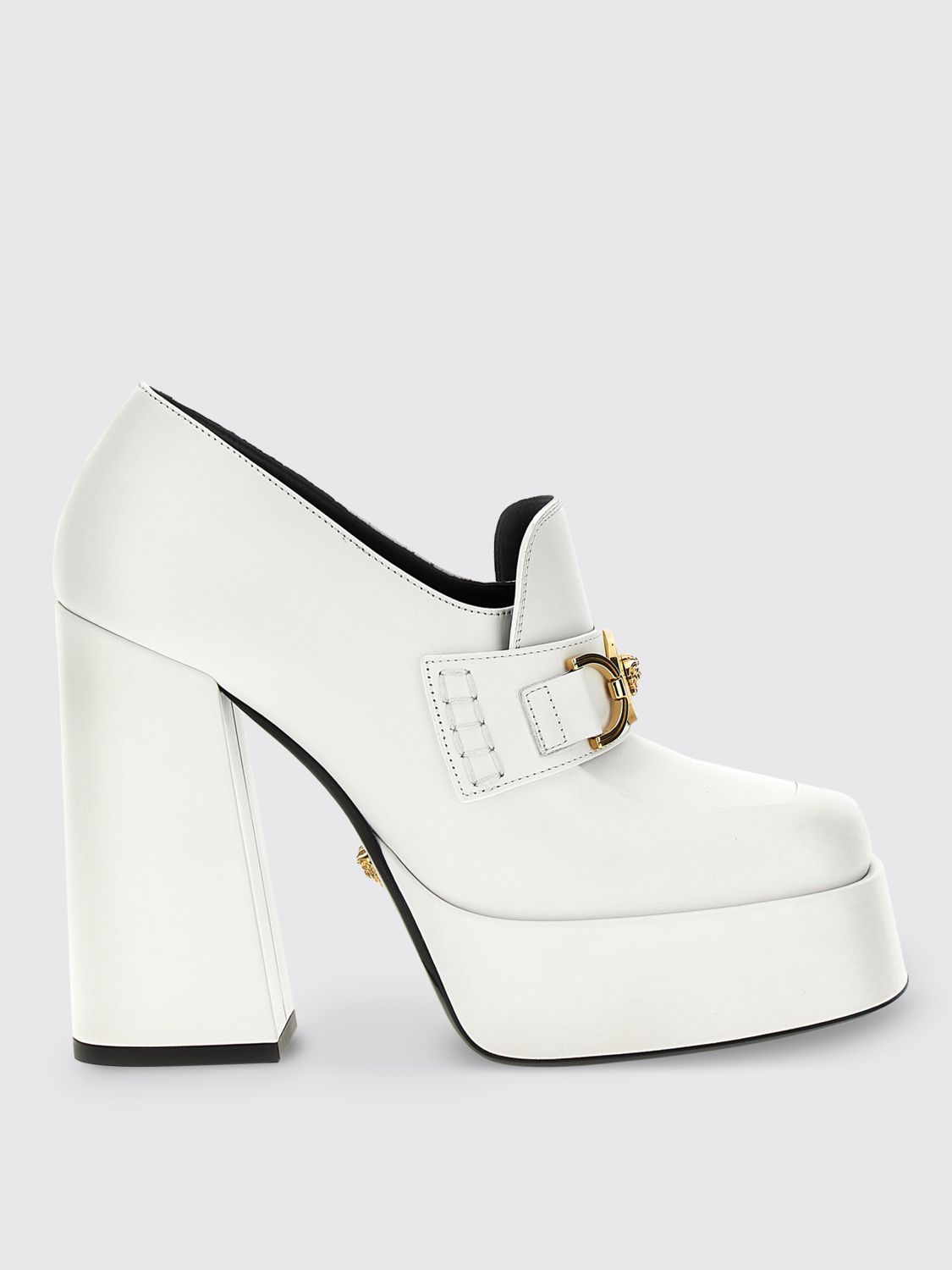Versace High Heel Shoes VERSACE Woman colour White