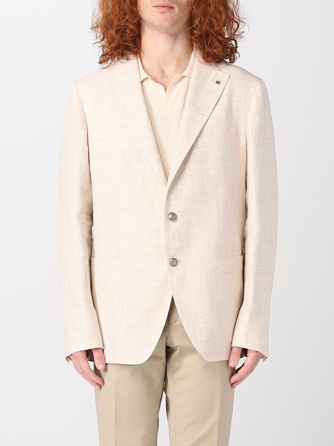 Tagliatore Blazer TAGLIATORE Men colour Beige