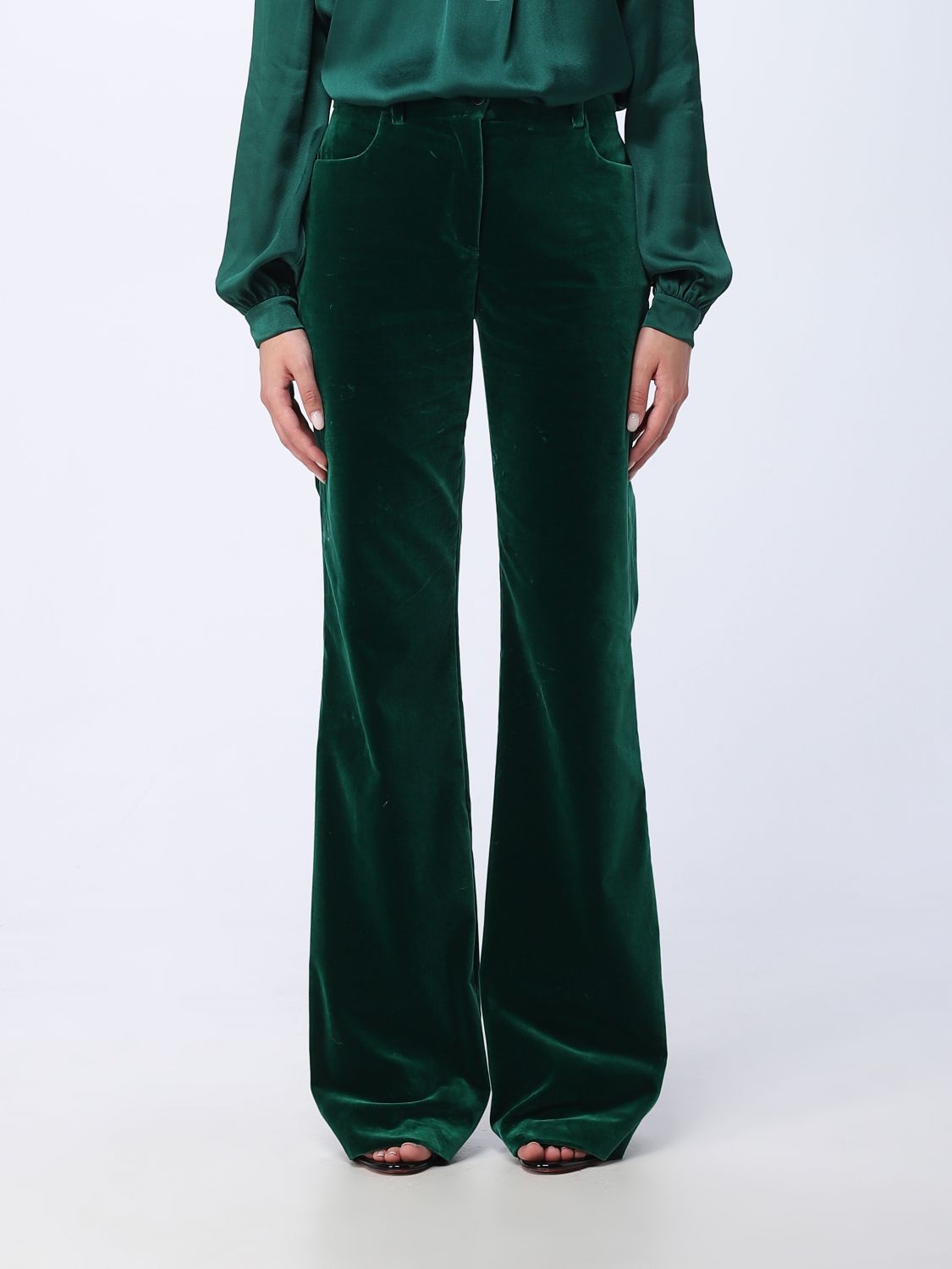 Alberta Ferretti Trousers ALBERTA FERRETTI Woman colour Green