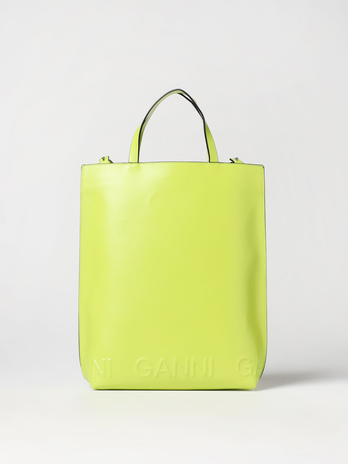 Ganni Tote Bags GANNI Woman colour Green