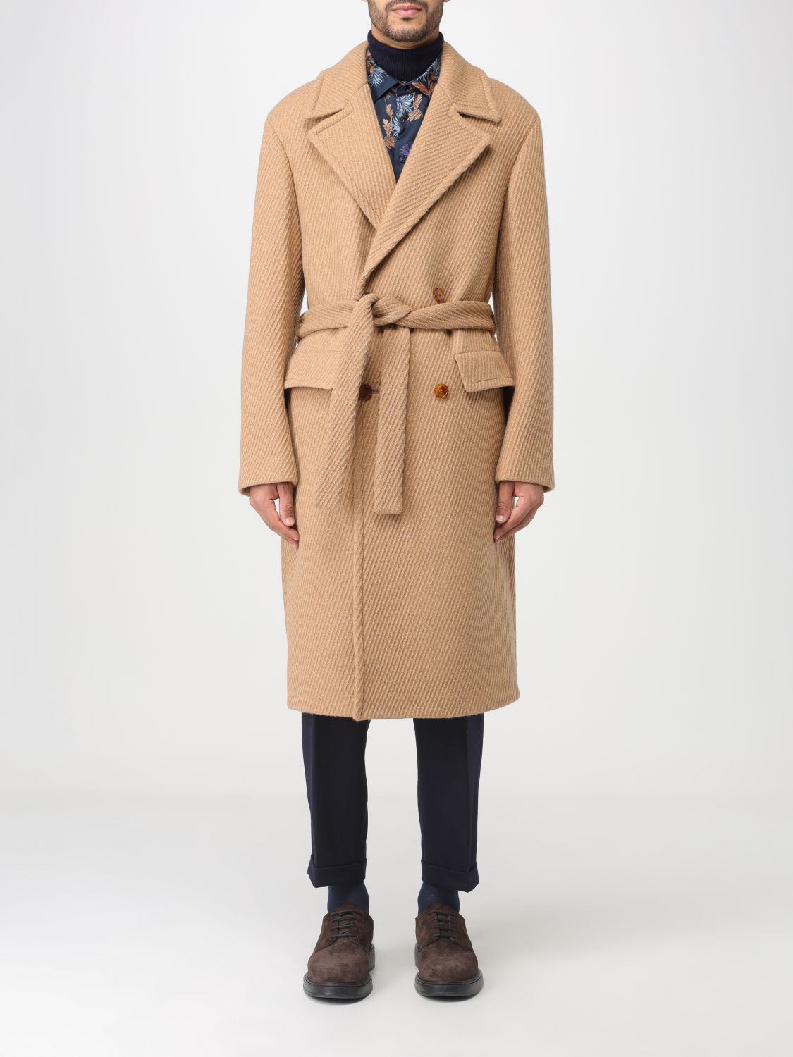 Etro Coat ETRO Men colour Camel