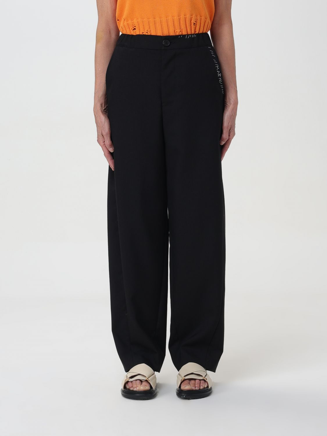 Marni Trousers MARNI Woman colour Black